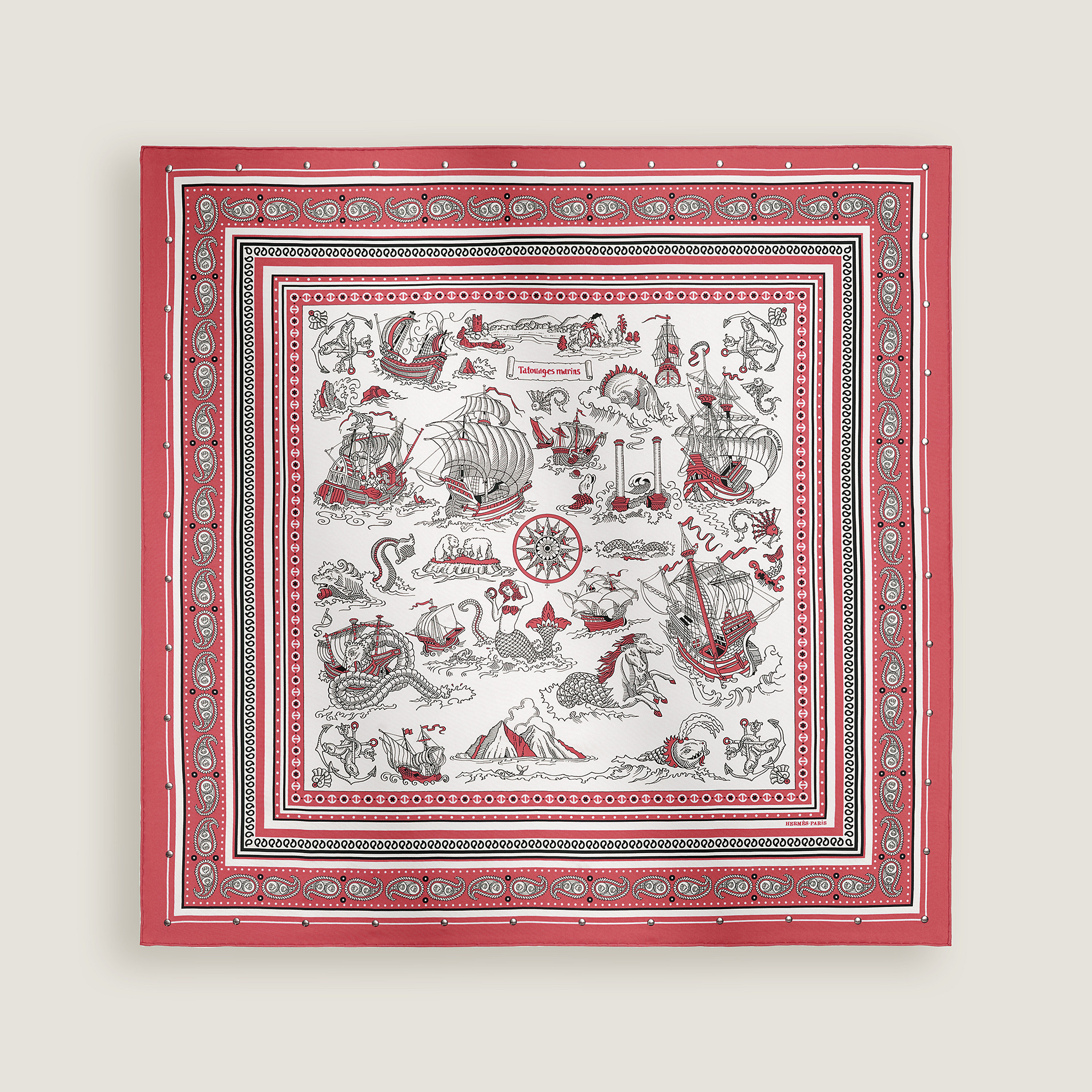 Tatouages Marins Bandana studded scarf 70