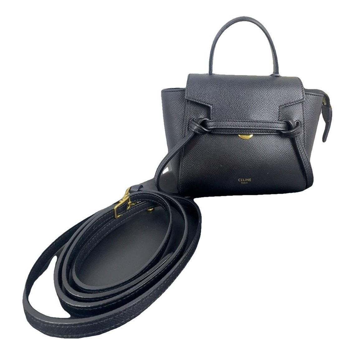 Belt leather handbag