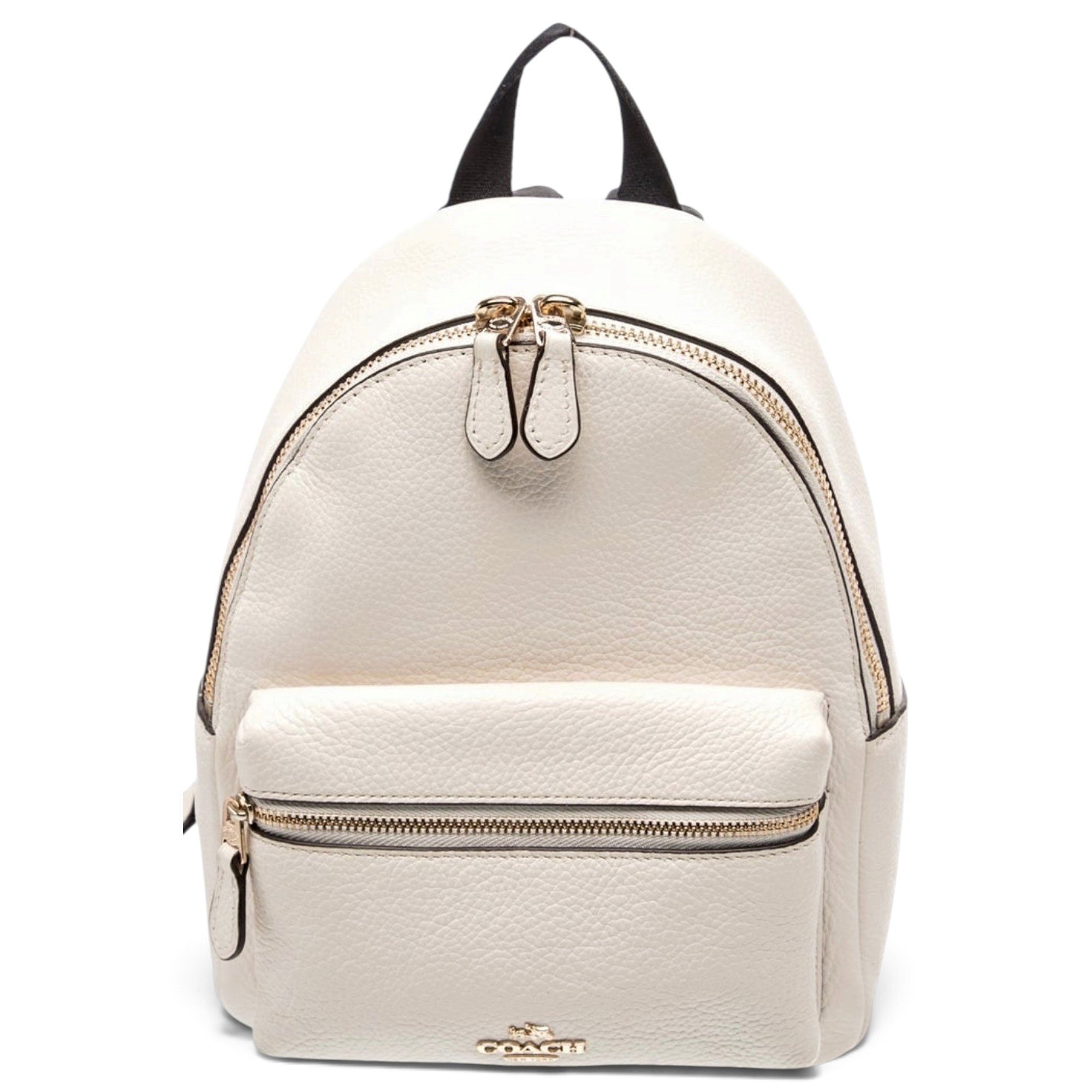 Leather backpack