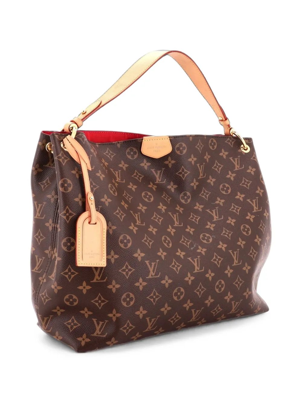 Graceful Handbag Monogram Canvas MM hobo bag
