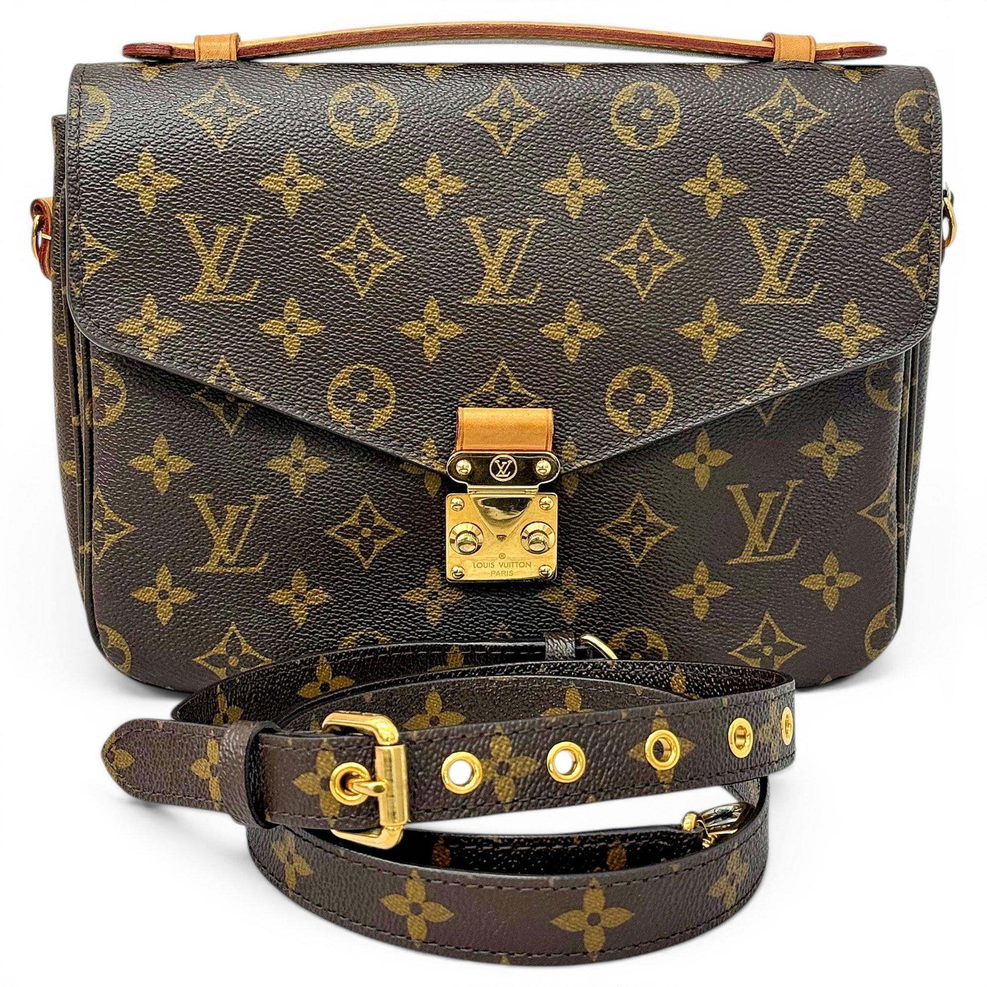 Metis leather handbag