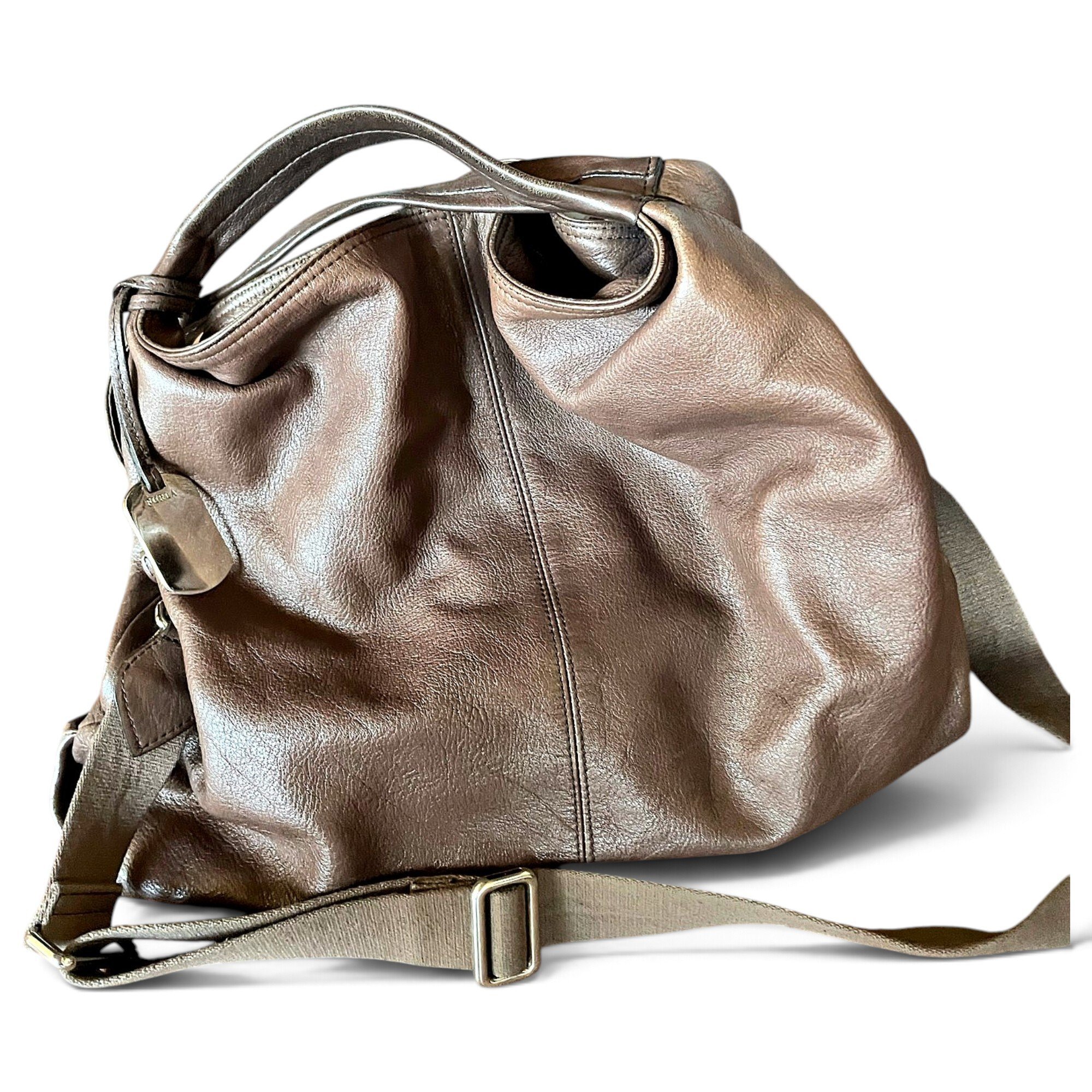 Leather handbag