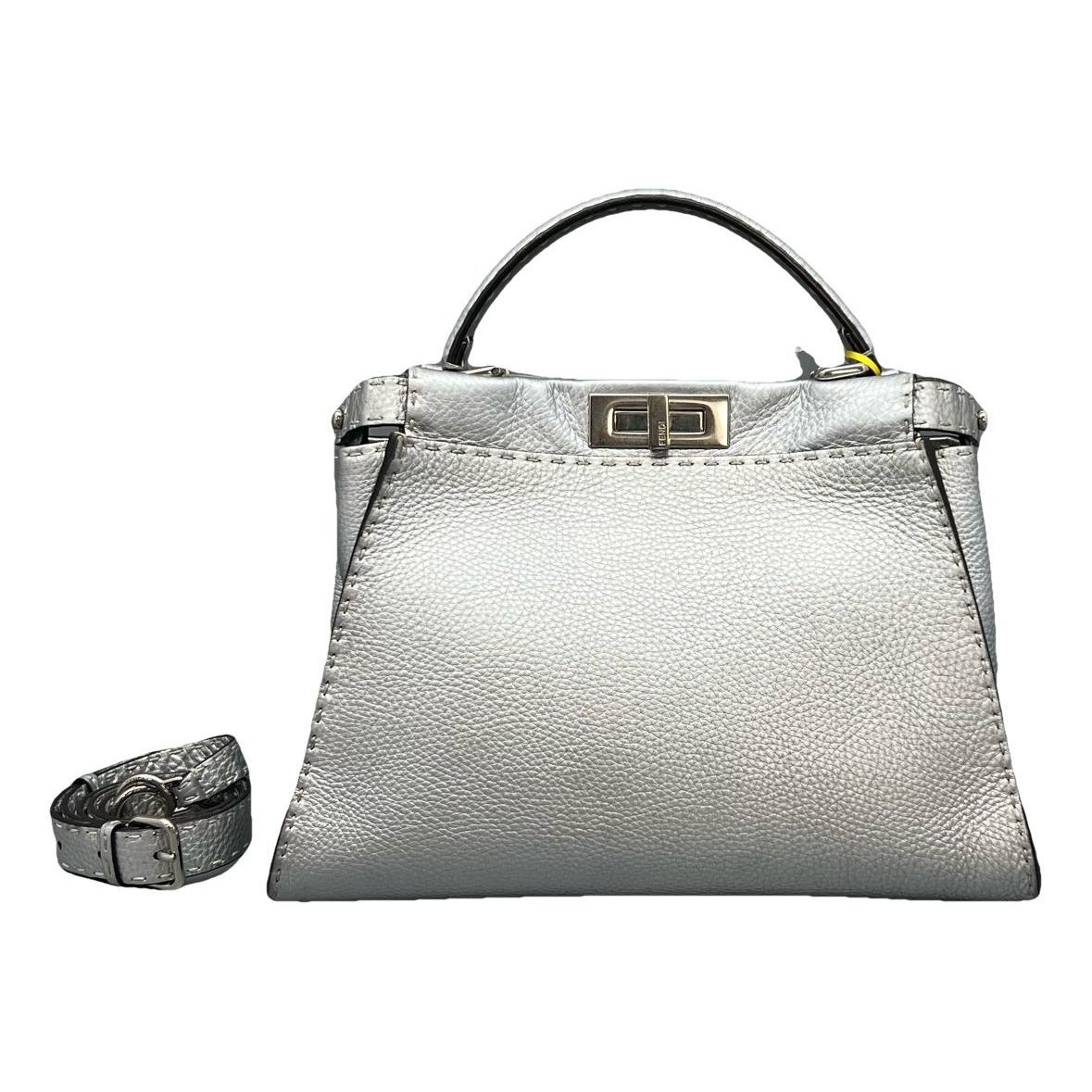 Peekaboo leather handbag