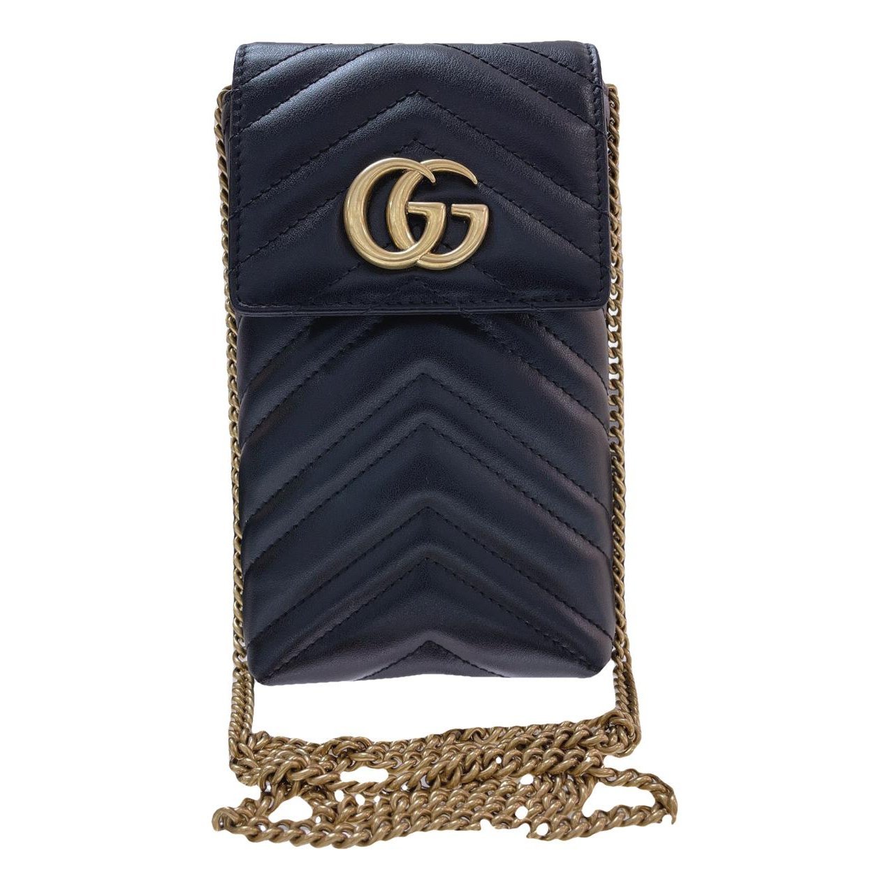 GG Marmont Zip Messenger leather crossbody bag
