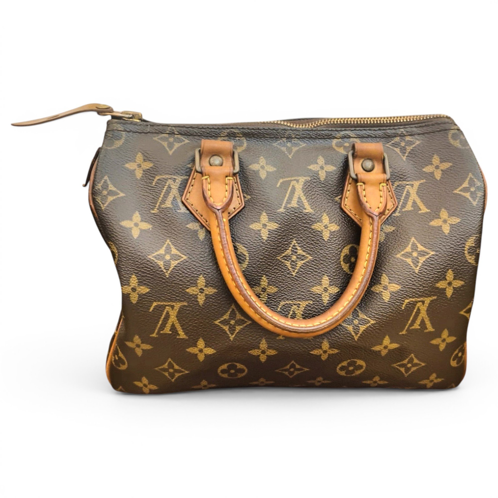 Speedy leather handbag