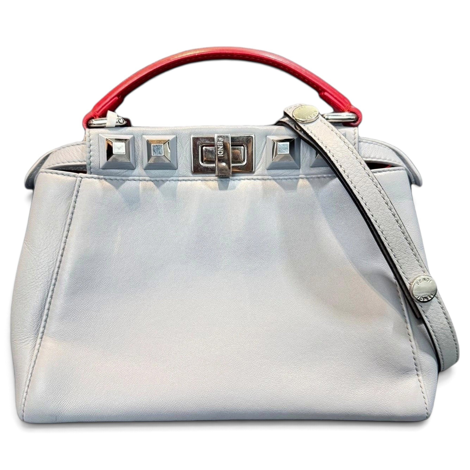 Peekaboo leather handbag