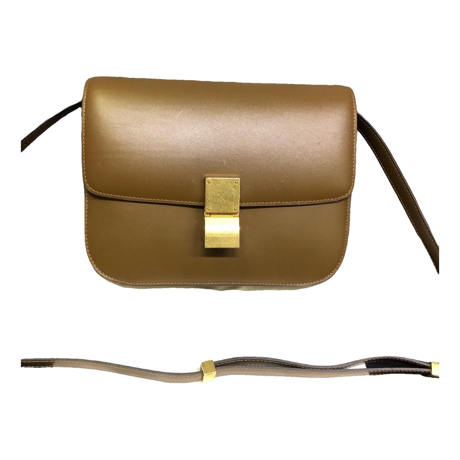 Classic leather handbag