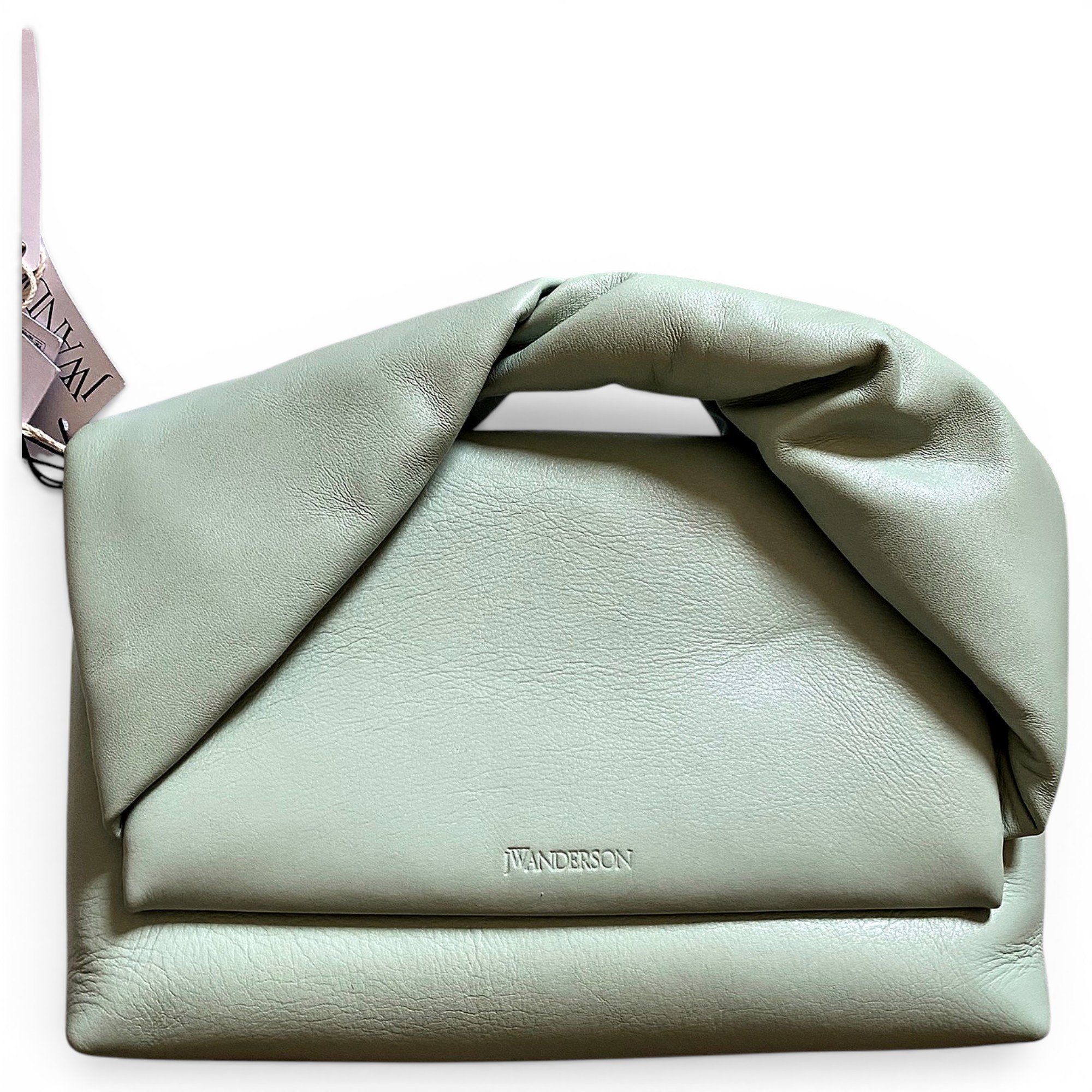Twister leather handbag