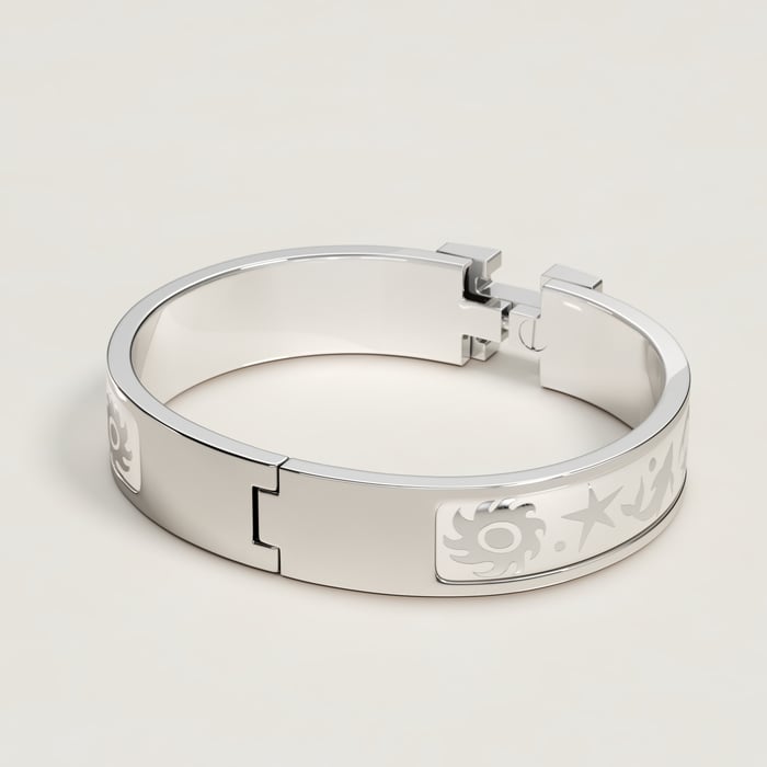 Orfèvre Blanc Platine Blanc Clic H Sous Le Charme d'Orphee Bracelet