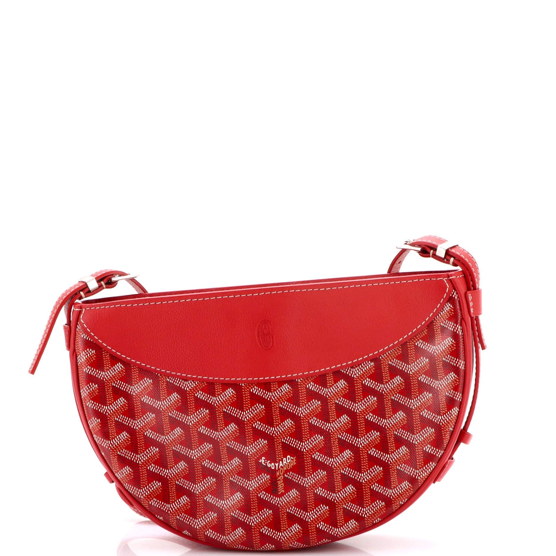 Goyard Hirondelle Shoulder Bag Coated Canvas and Leather