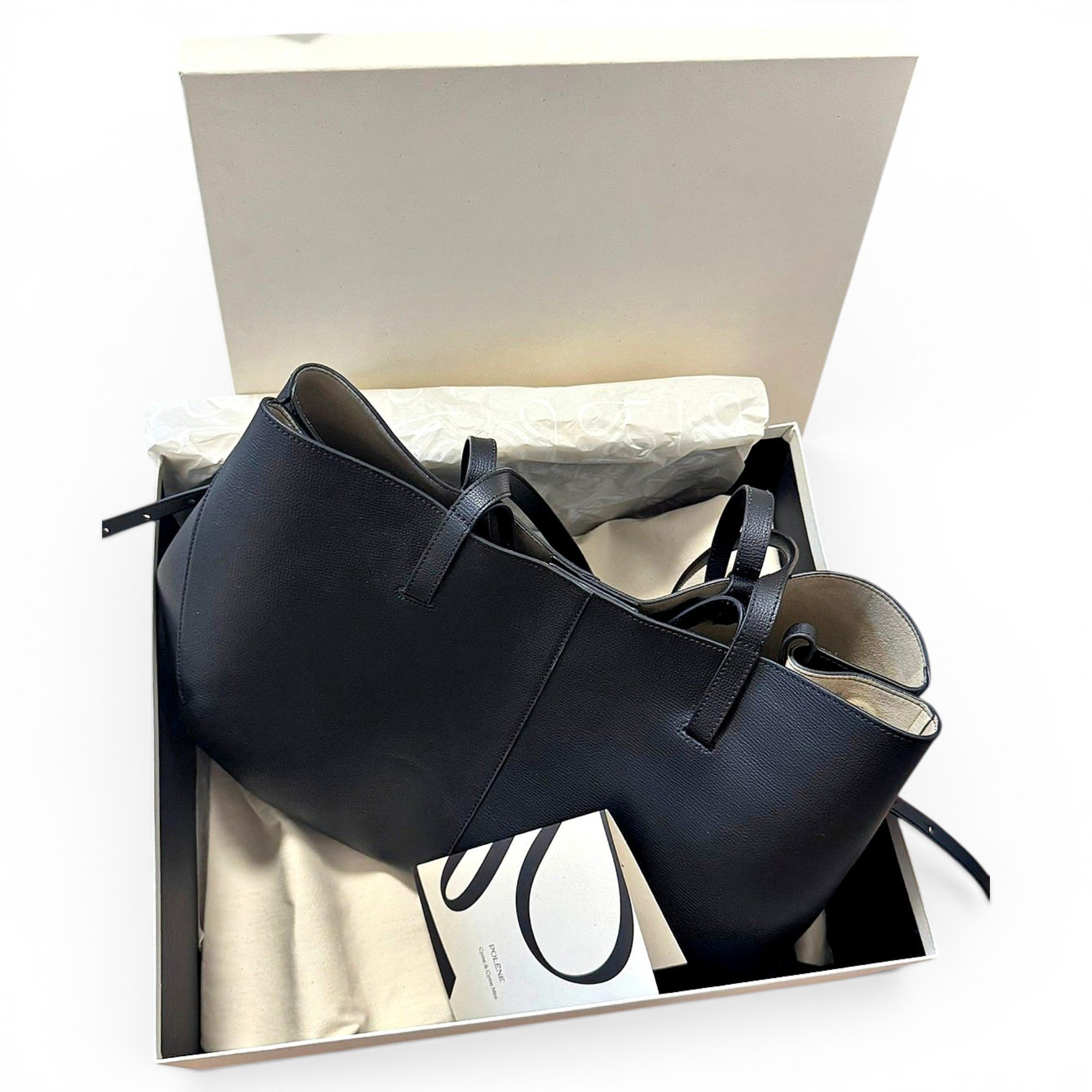 Leather tote