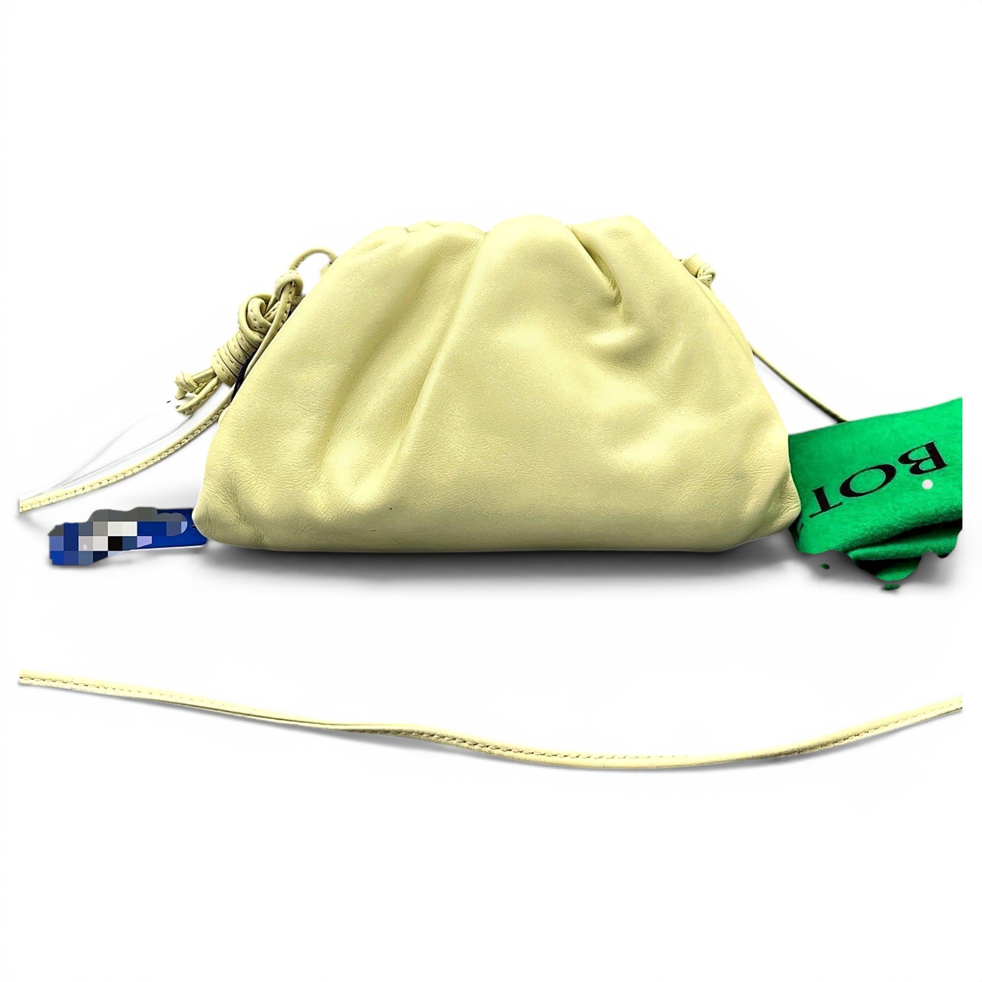 Pouch leather handbag