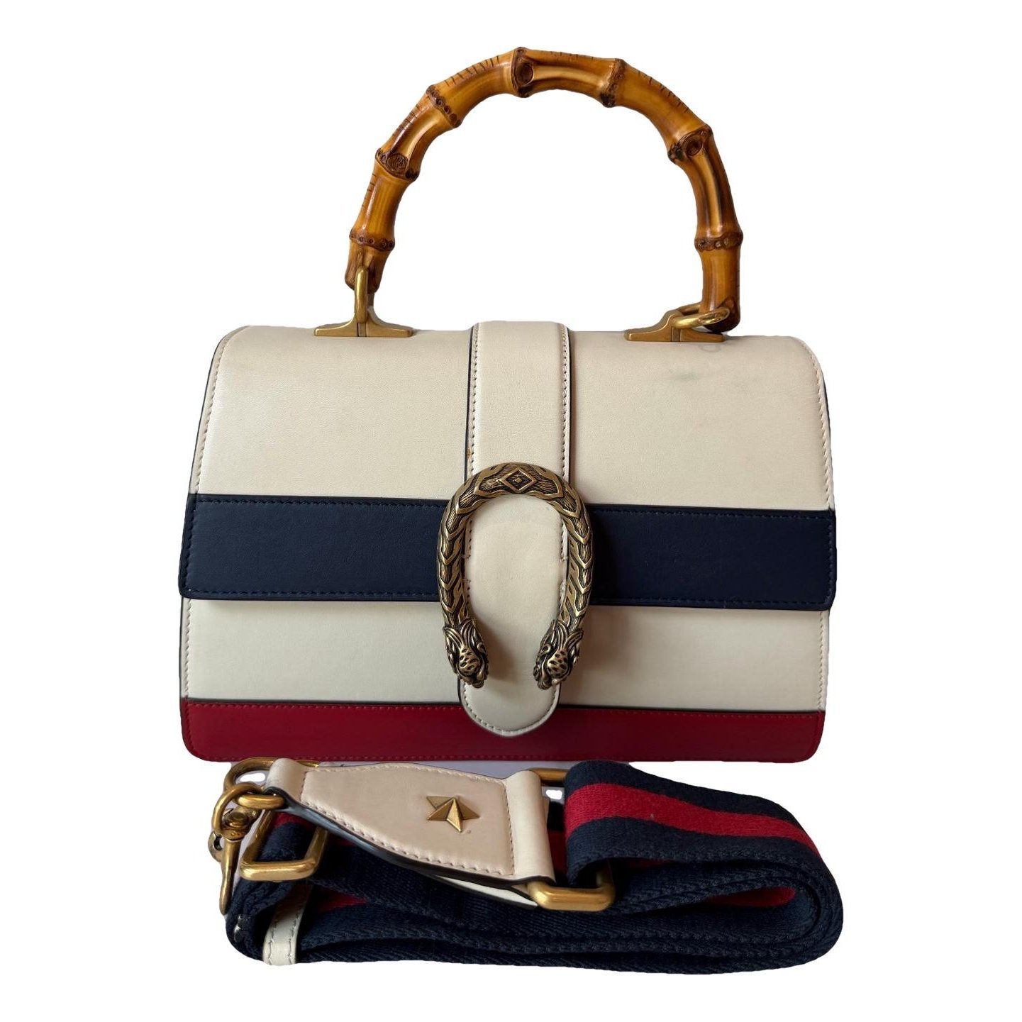 Dionysus Bamboo leather handbag