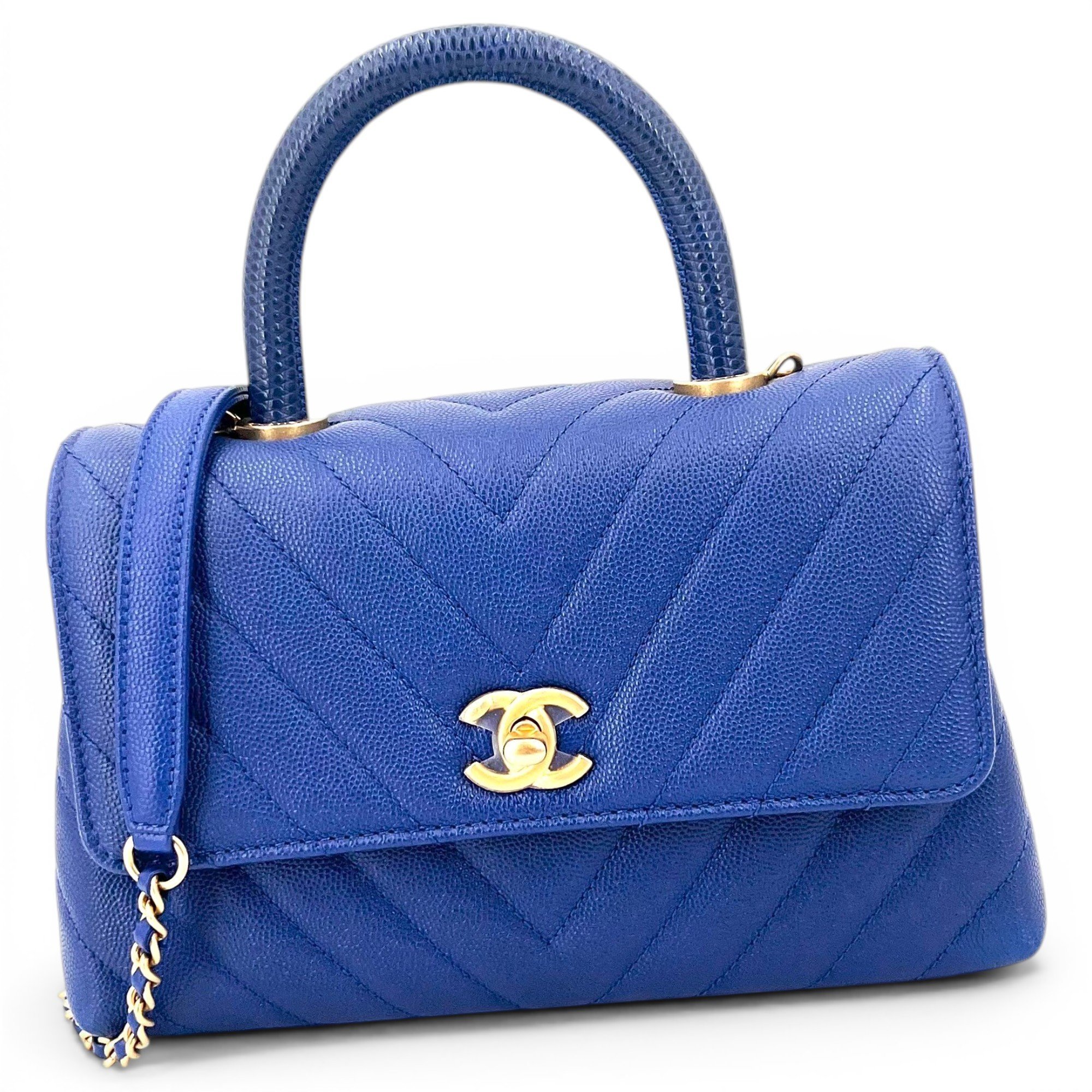 Coco Handle leather handbag