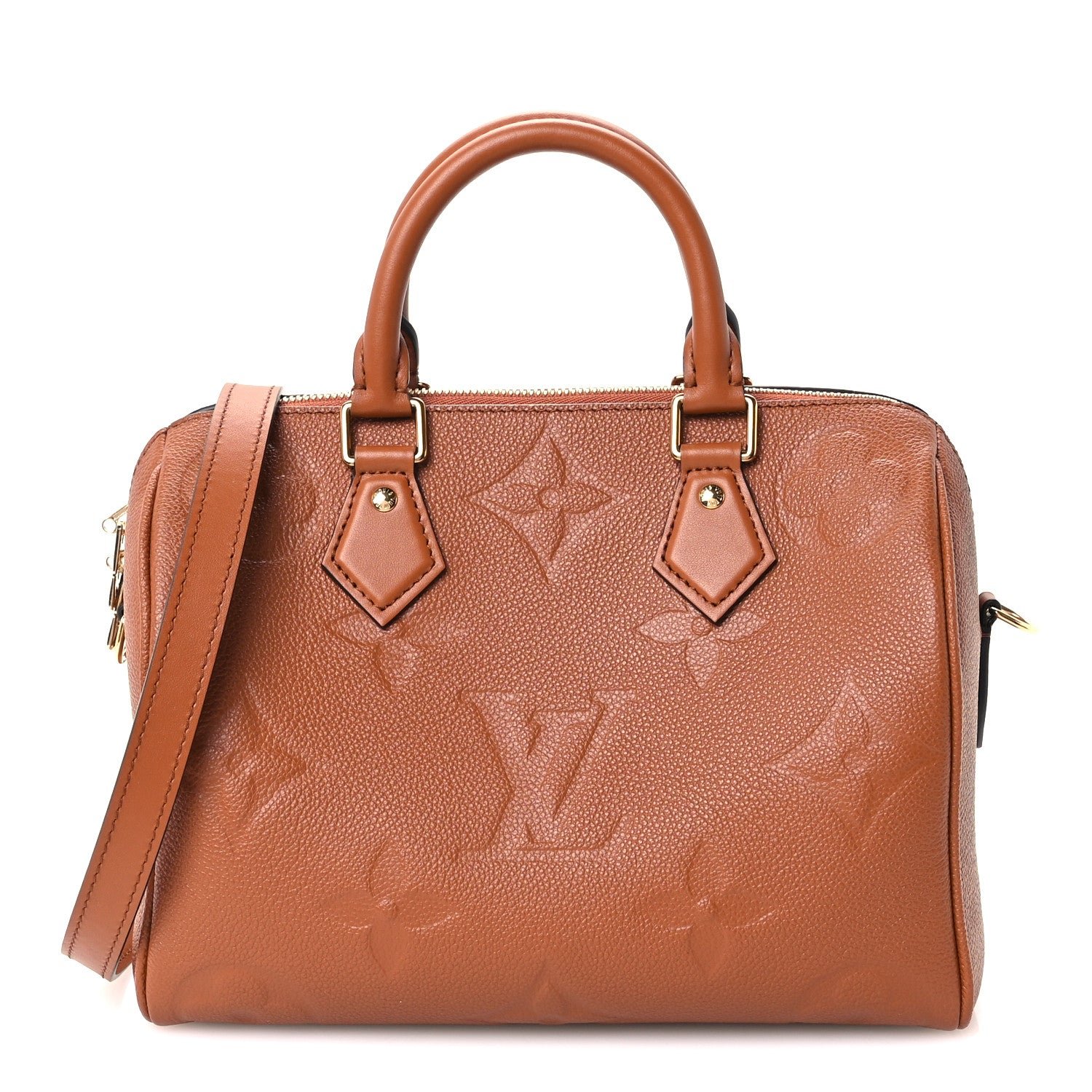 Louis Vuitton Empreinte Monogram Giant Speedy Bandouliere 25 Cognac