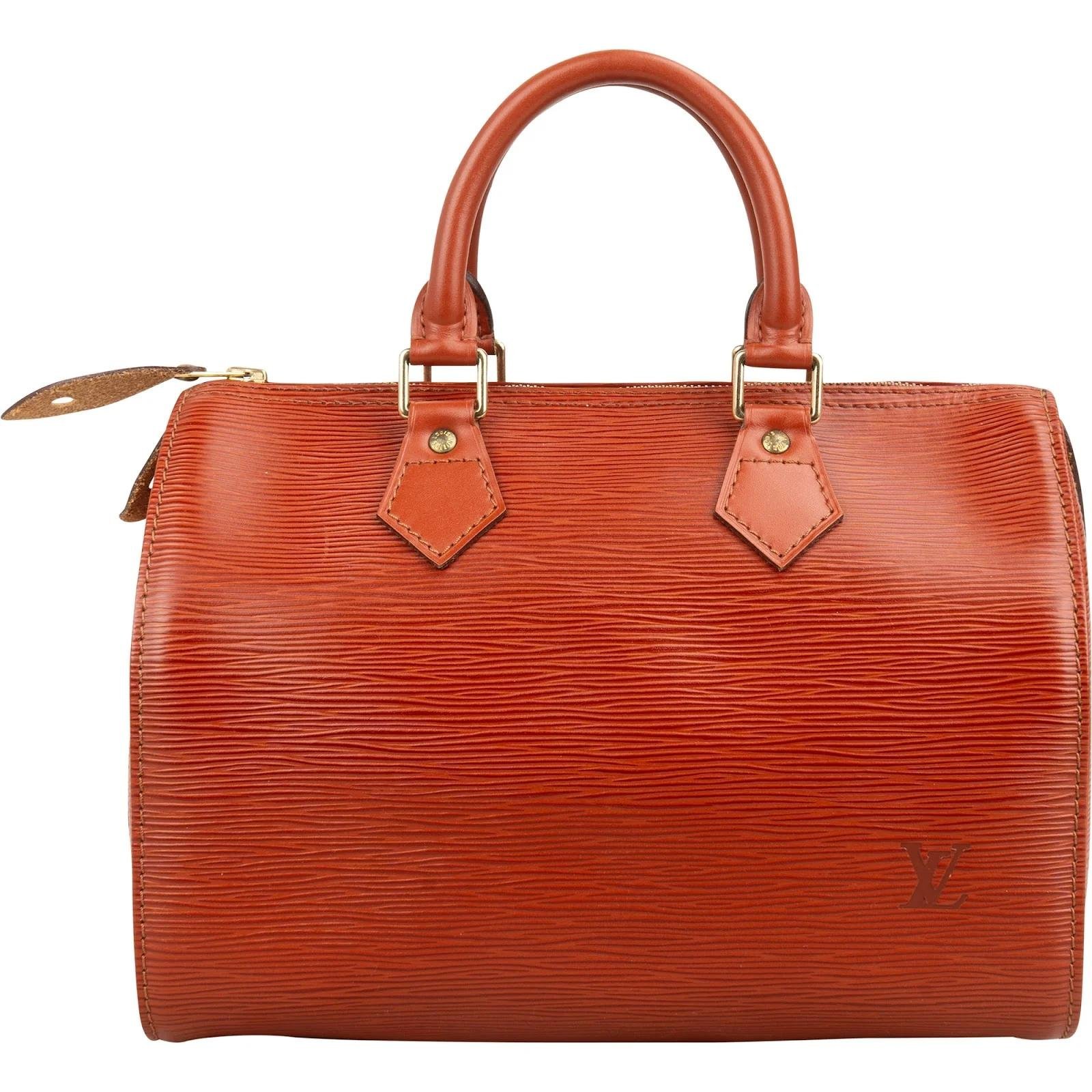 Speedy leather bag