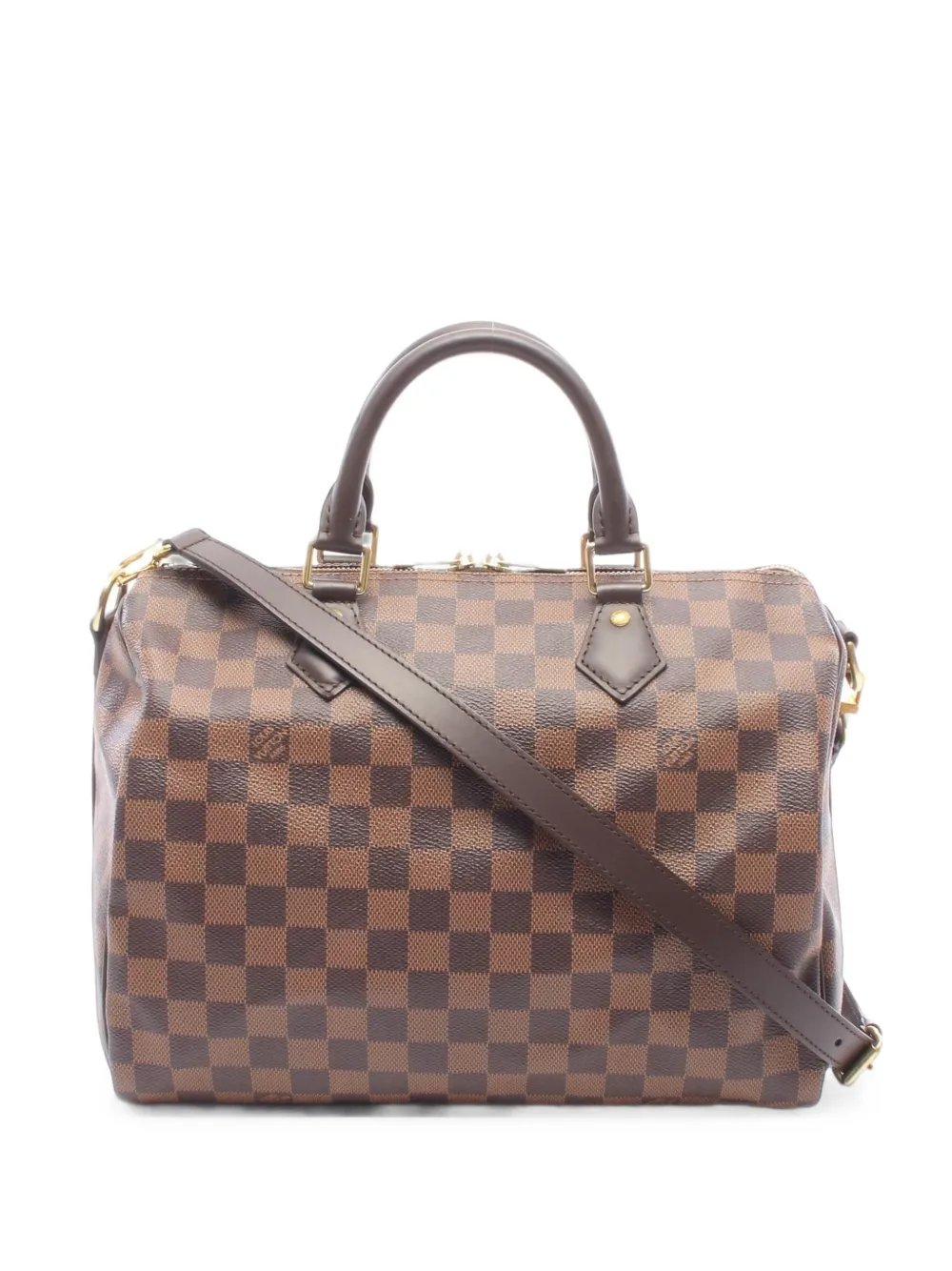 2010s Speedy Bandoulière 30 Damier Ebene tote bag