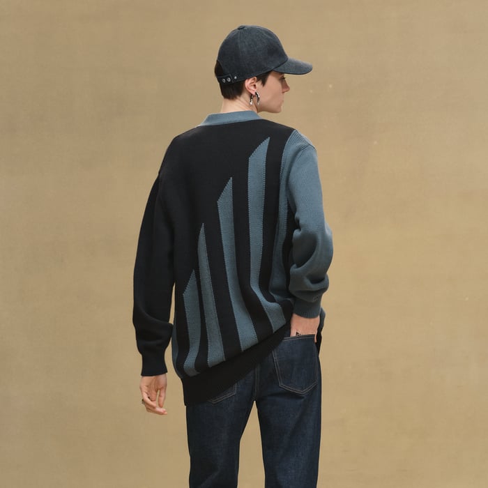 Noir Long-sleeve Long Cardigan
