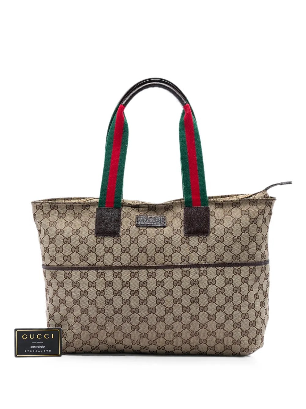 2016-2026 GG Canvas Web tote bag