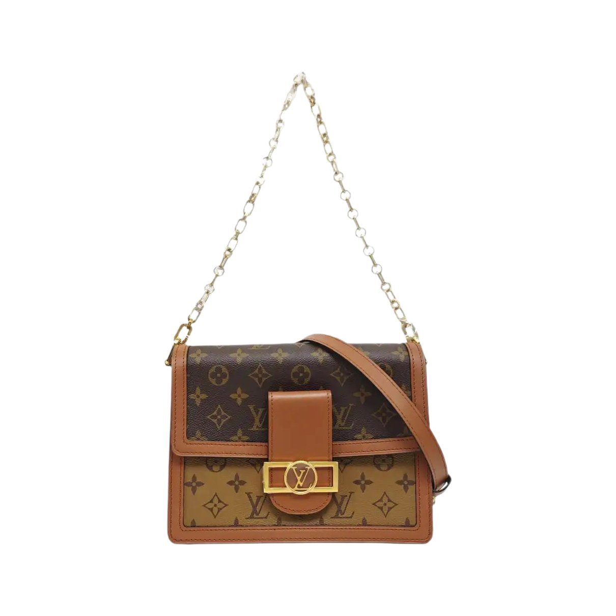 Dauphine leather crossbody bag