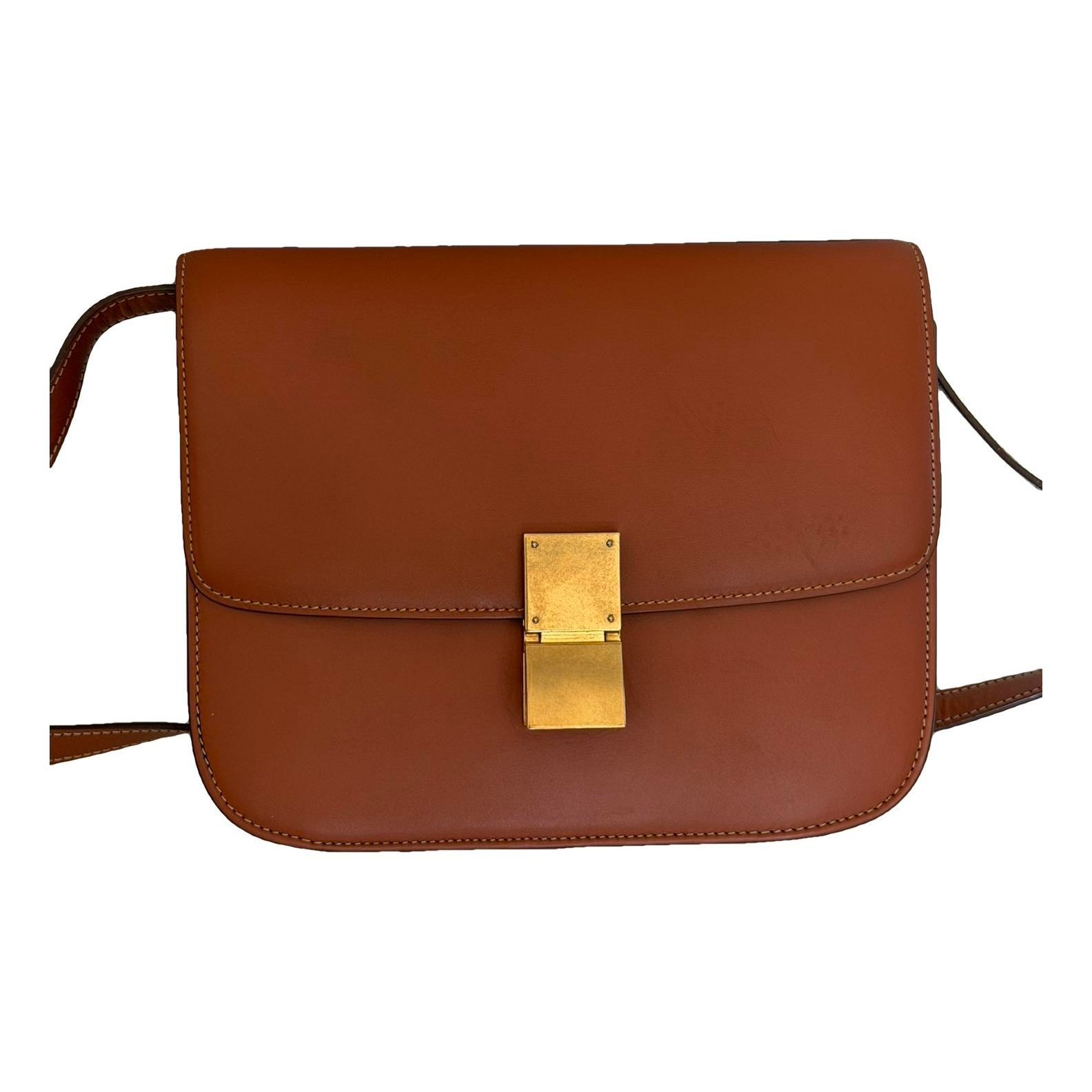 Classic leather crossbody bag