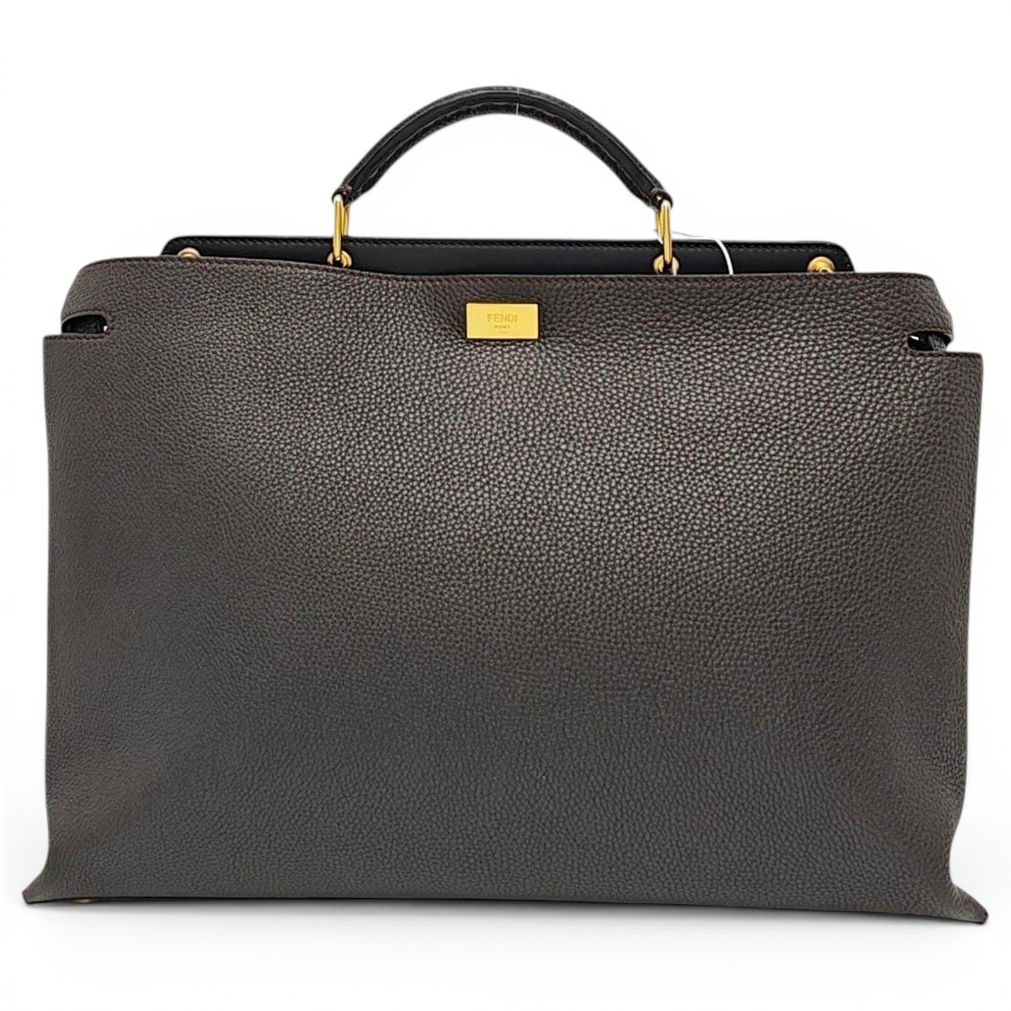 Peekaboo leather handbag