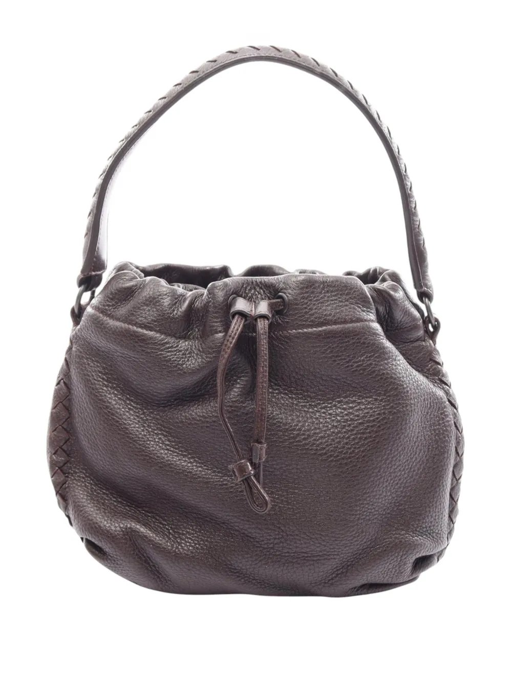 2000-2012 Intrecciato Trimmed Drawstring handbag