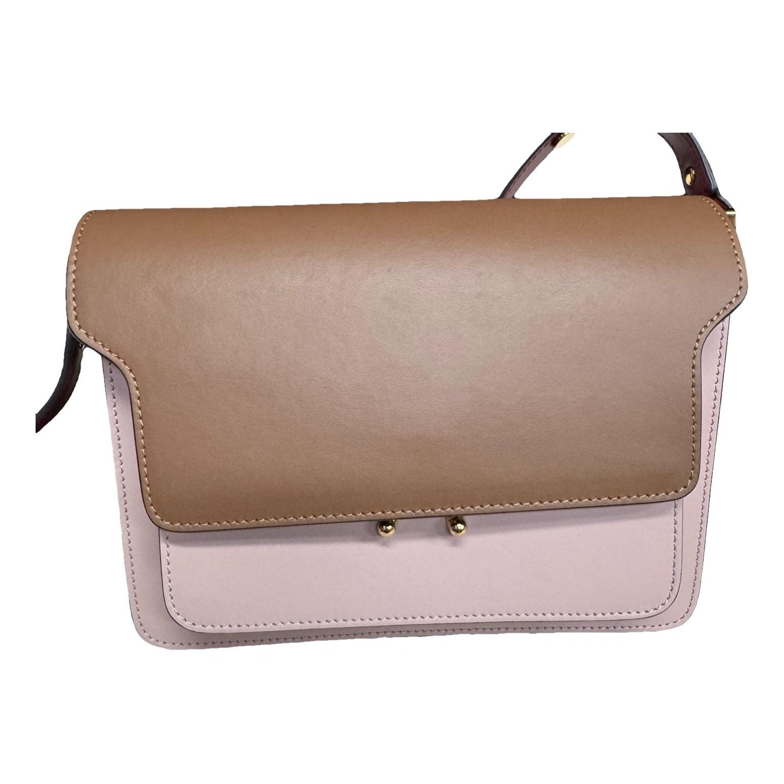 Marni Trunk leather crossbody bag