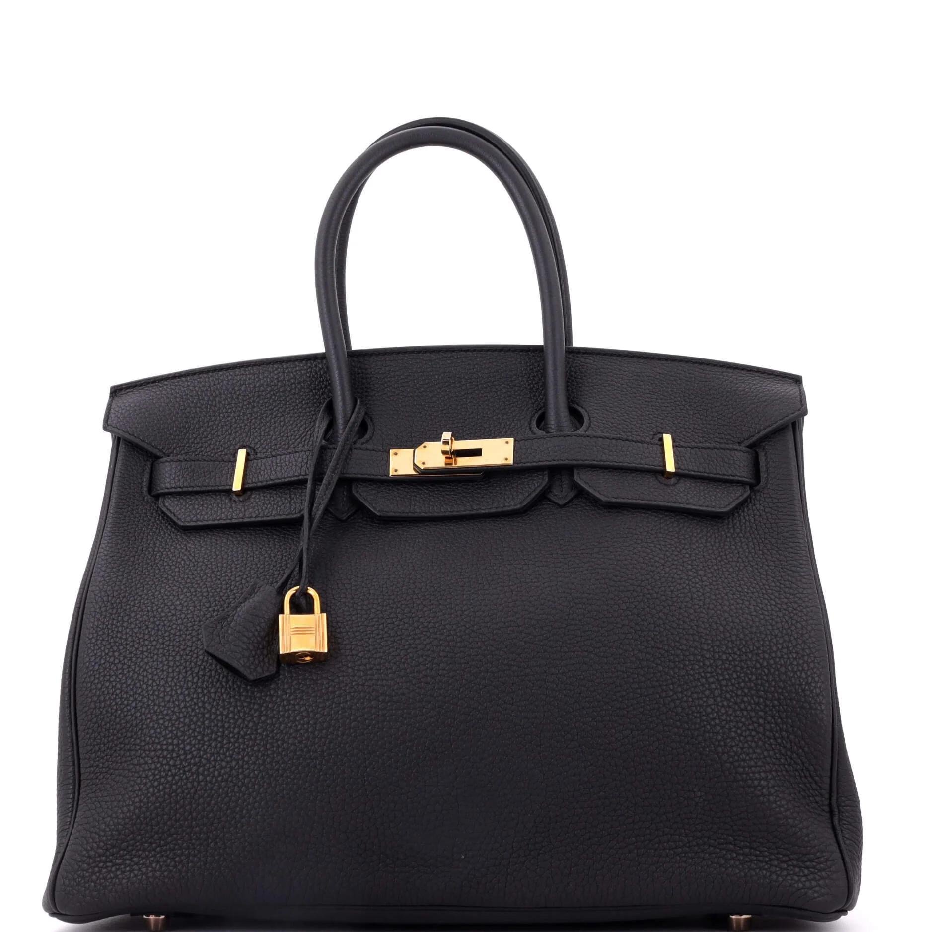 Birkin 35 leather tote