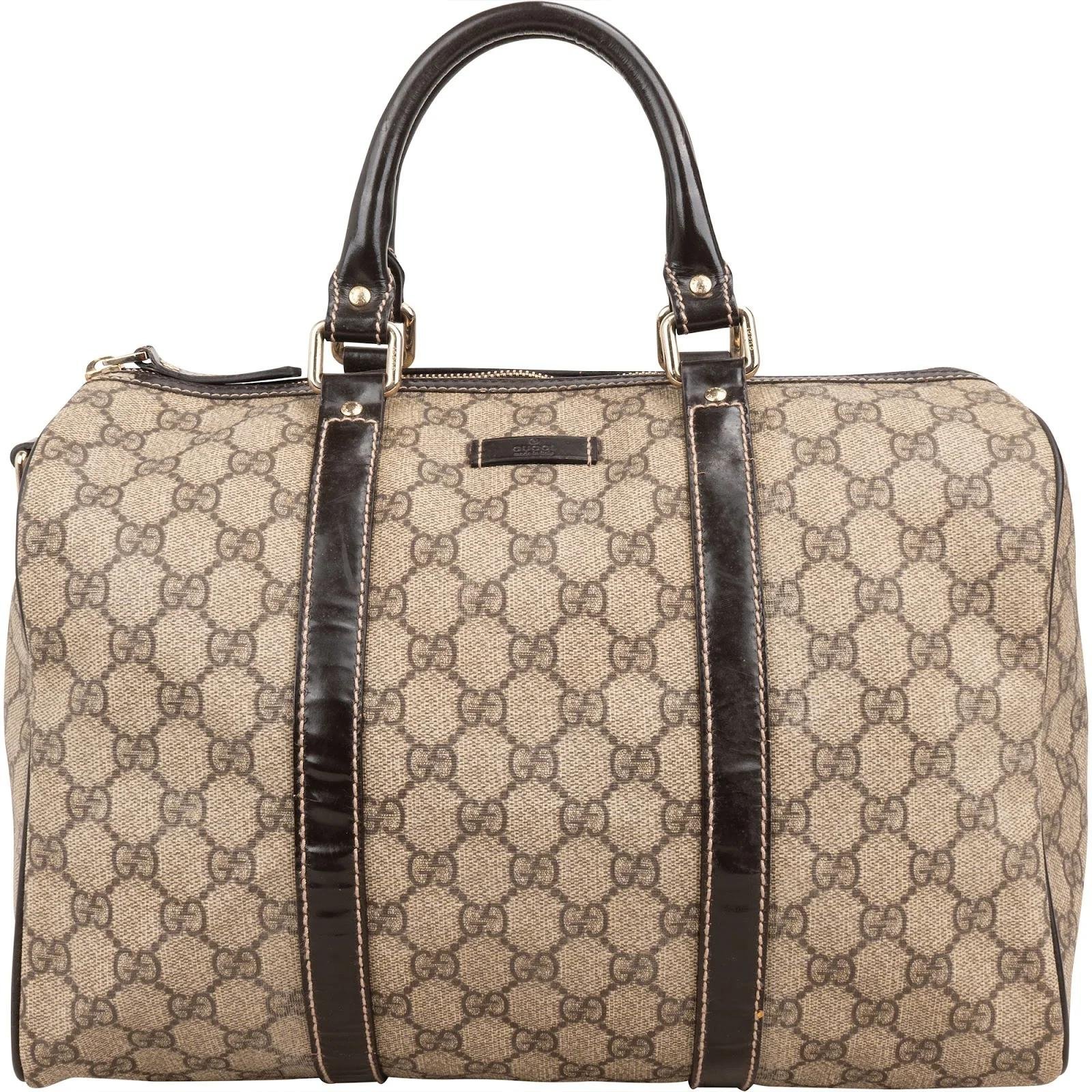 Boston leather handbag