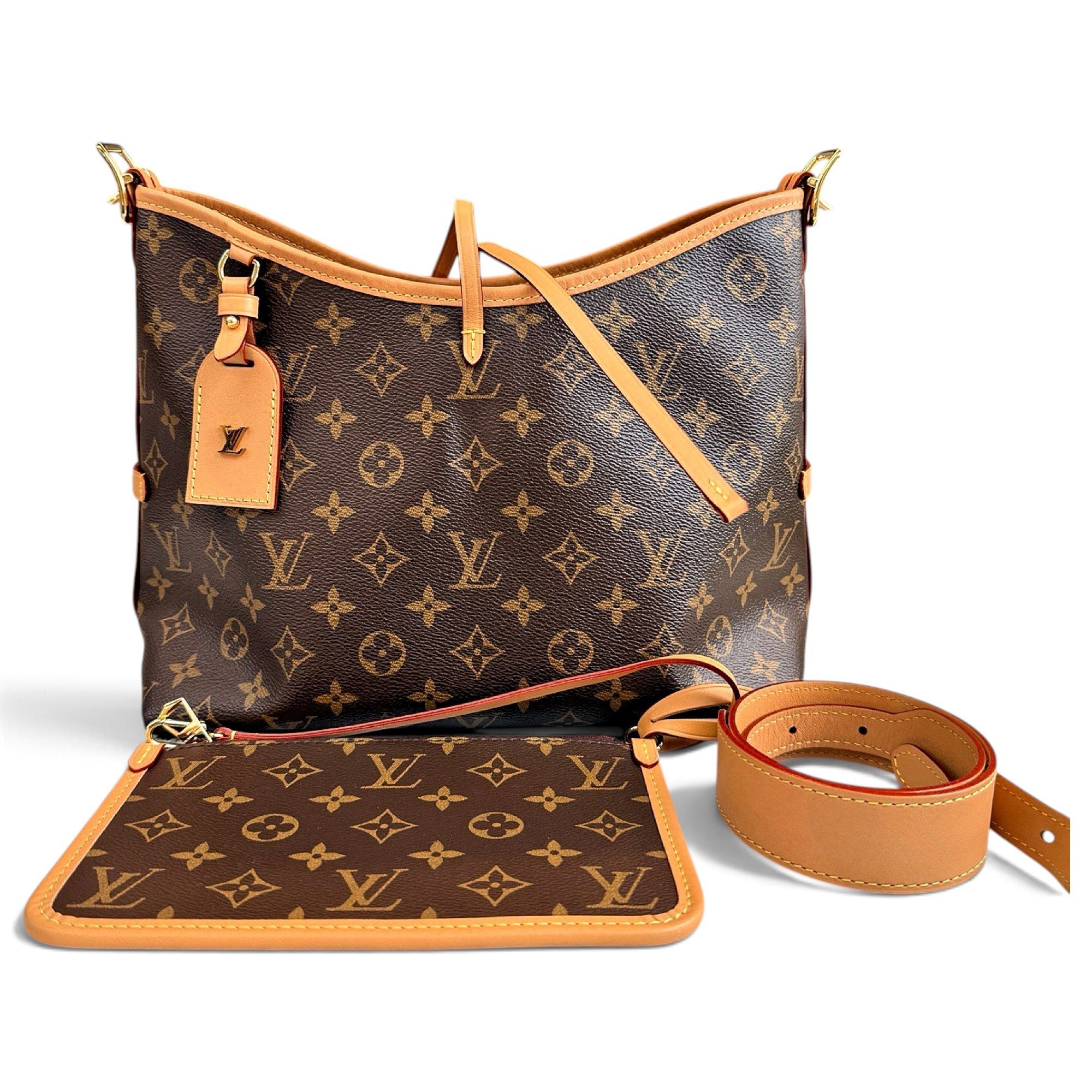 Graceful leather handbag