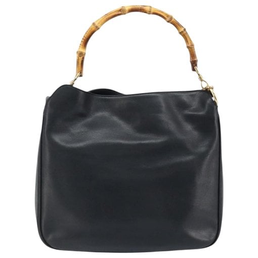 Bamboo leather handbag