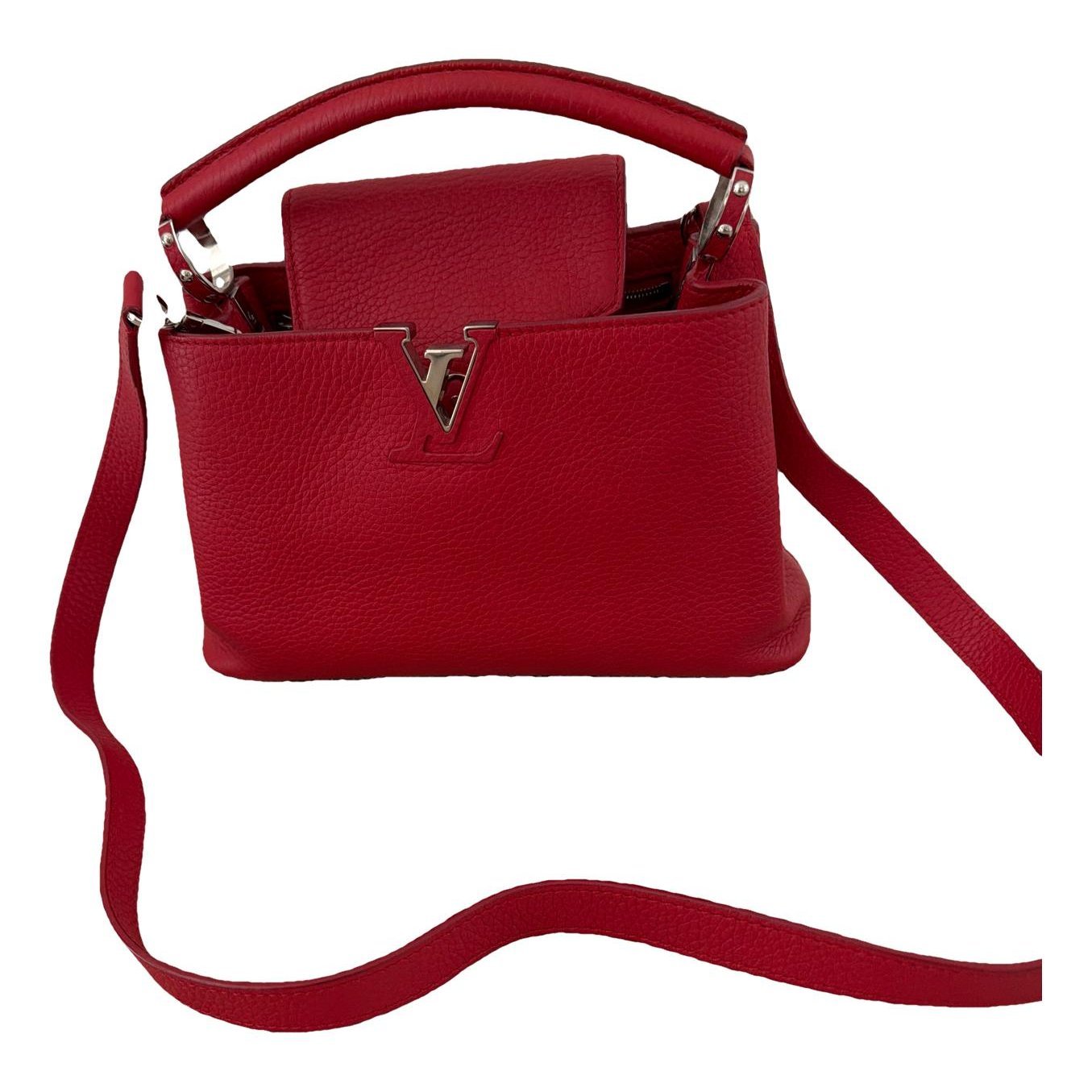 Capucines leather handbag