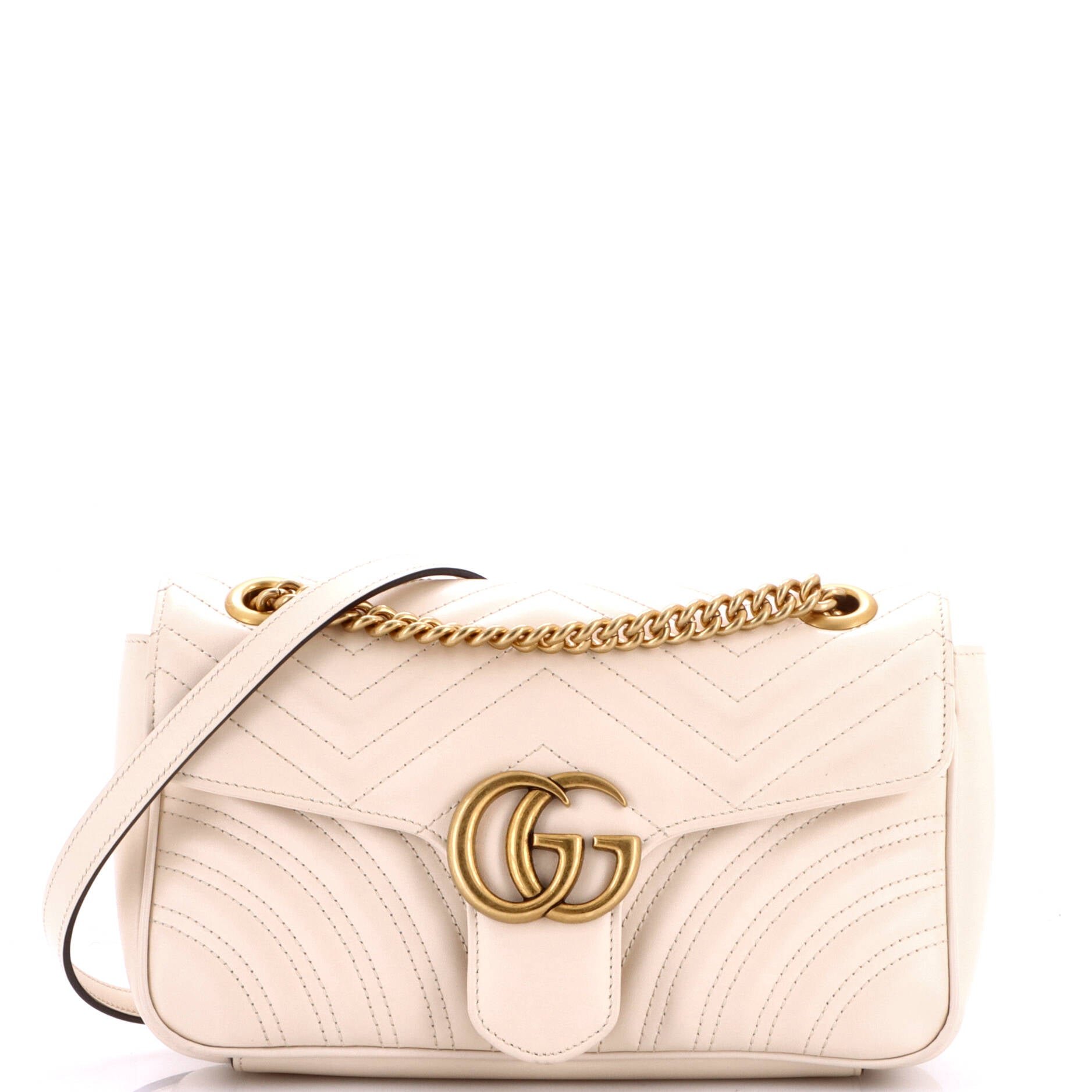 GG Marmont Flap Bag Matelasse Leather Small
