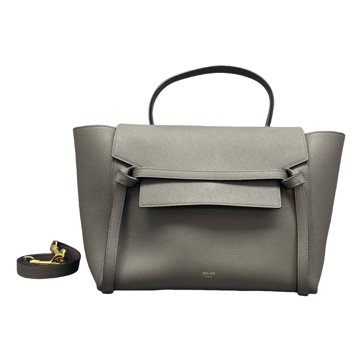 Belt leather handbag