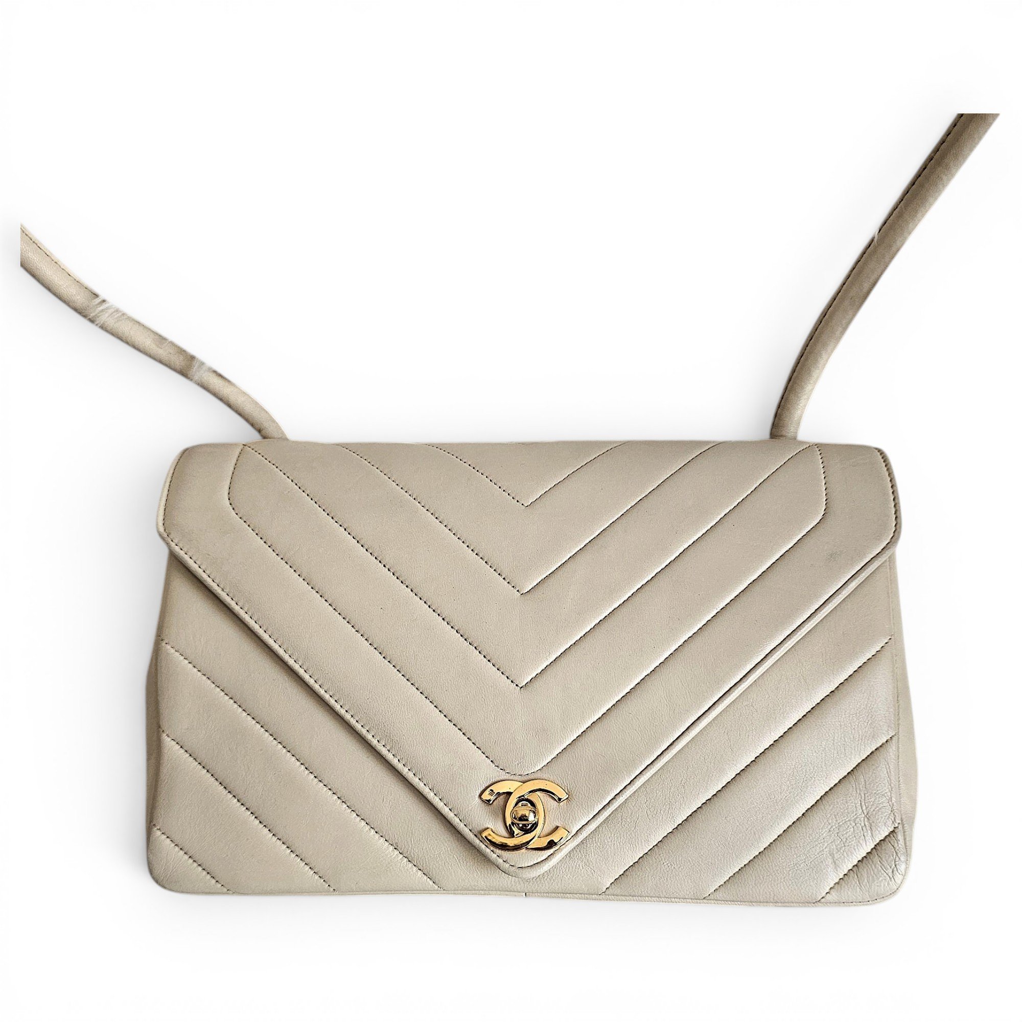 Statement leather handbag