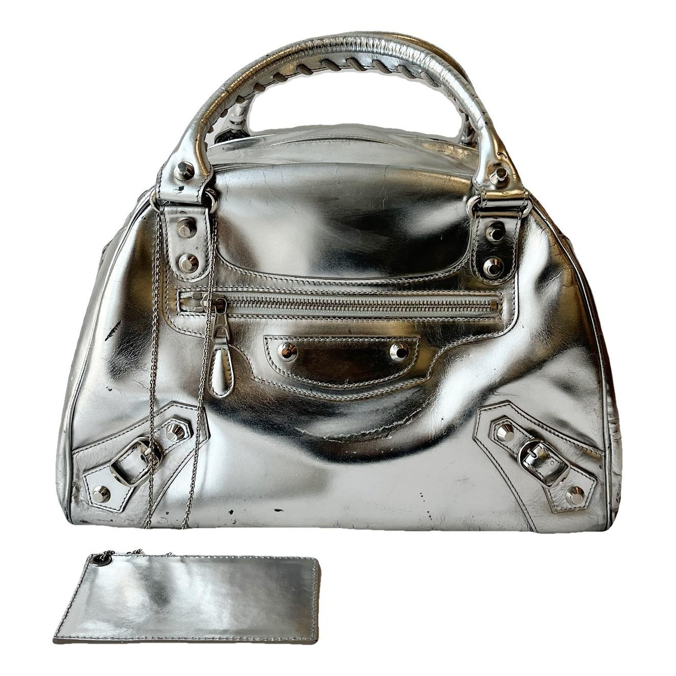 Leather handbag