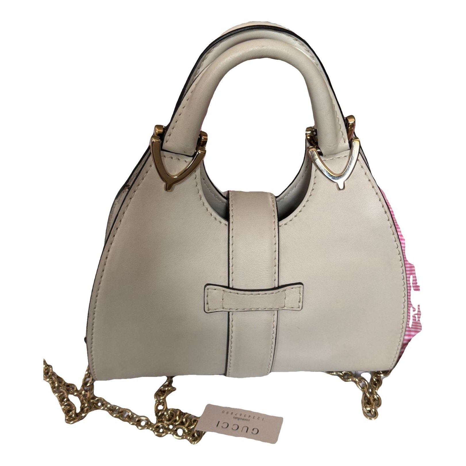 Stirrup leather handbag