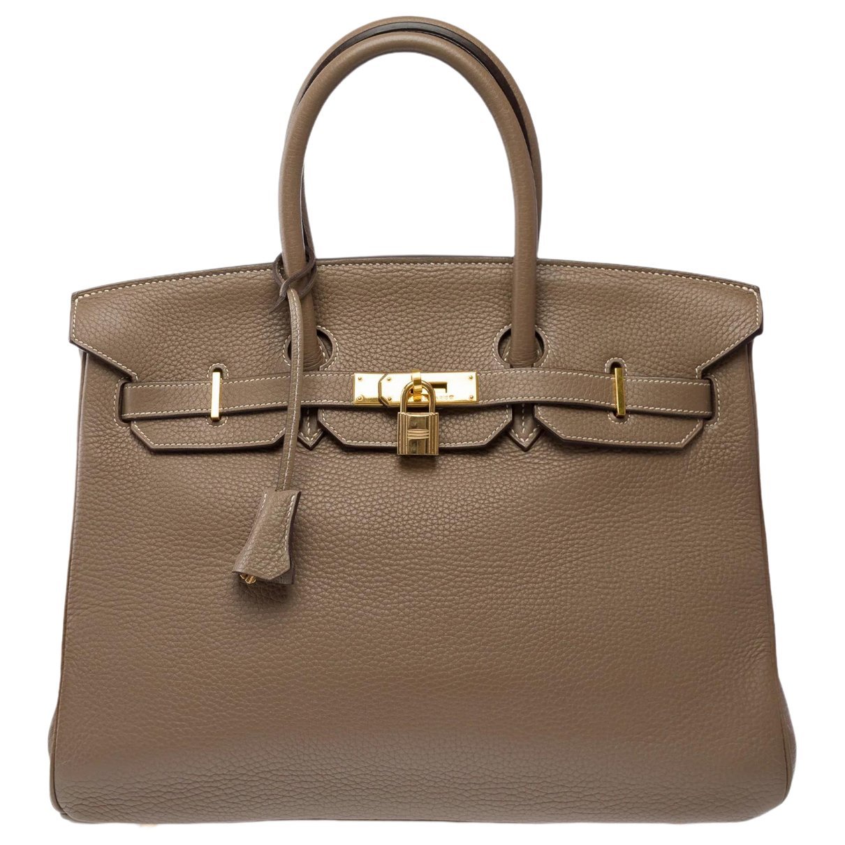Birkin 35 leather handbag