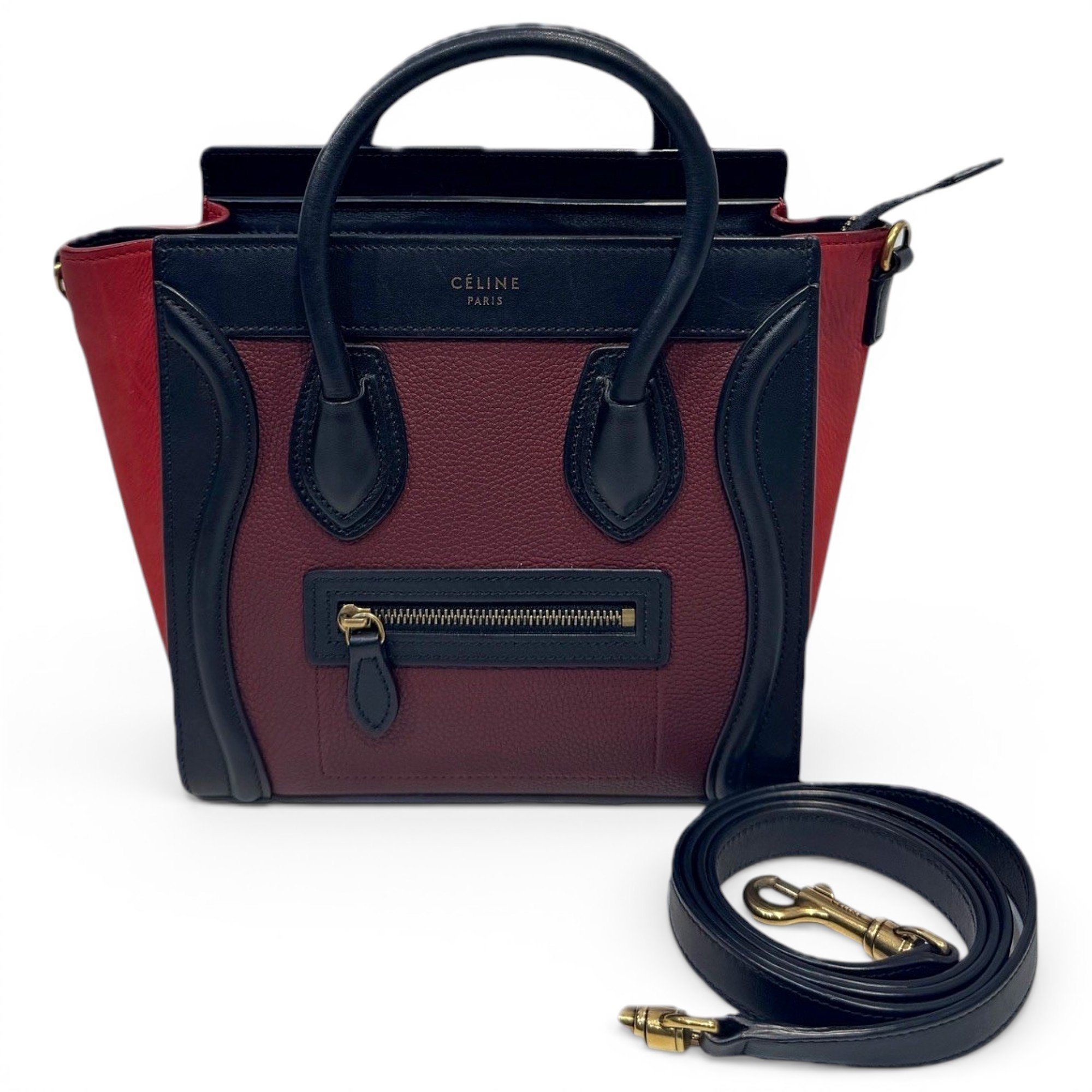 Nano Luggage leather handbag