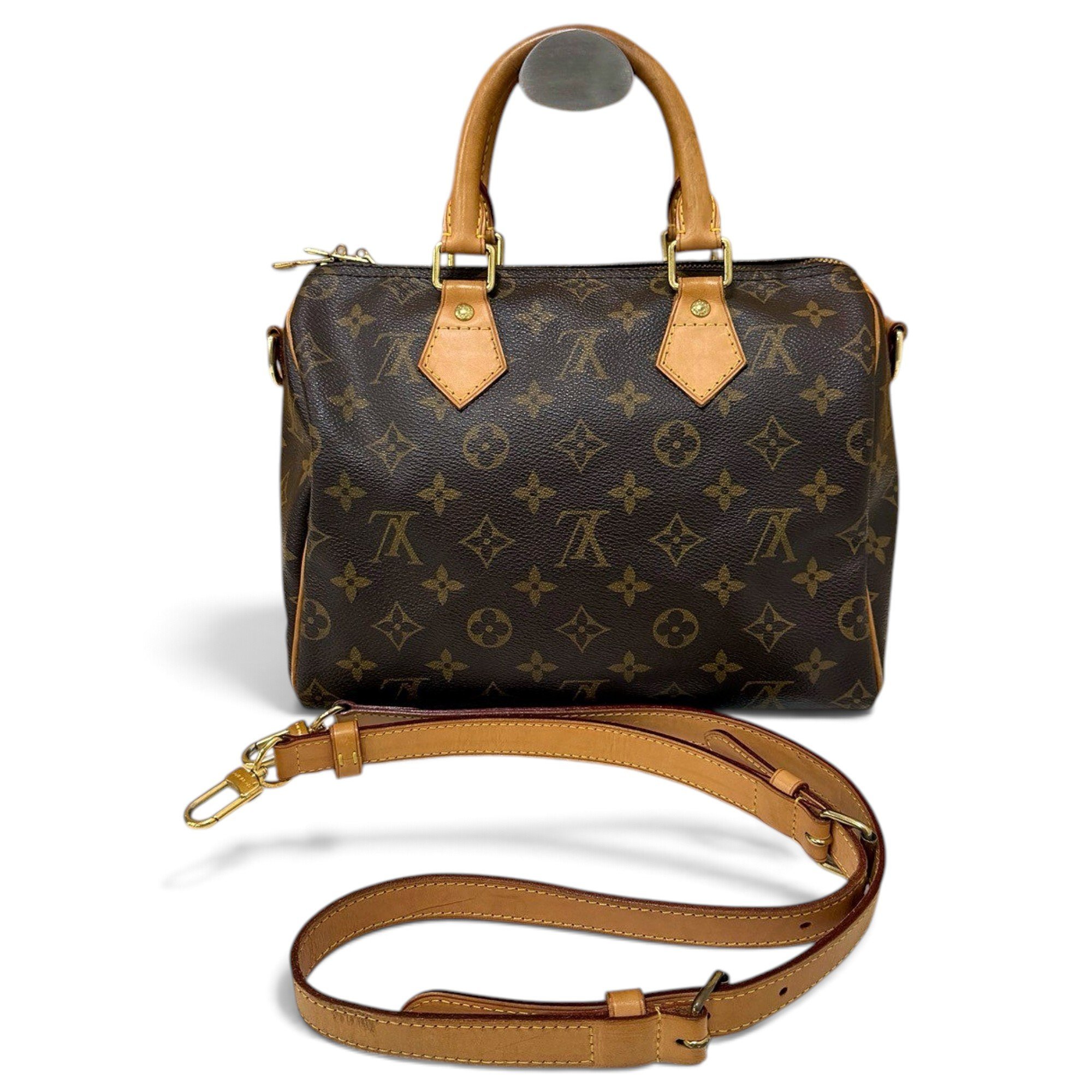 Speedy leather bowling bag