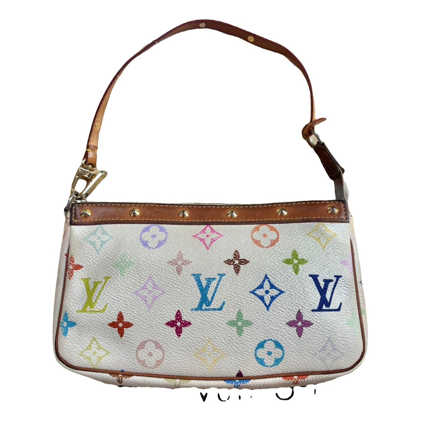 Pochette Accessoire leather handbag