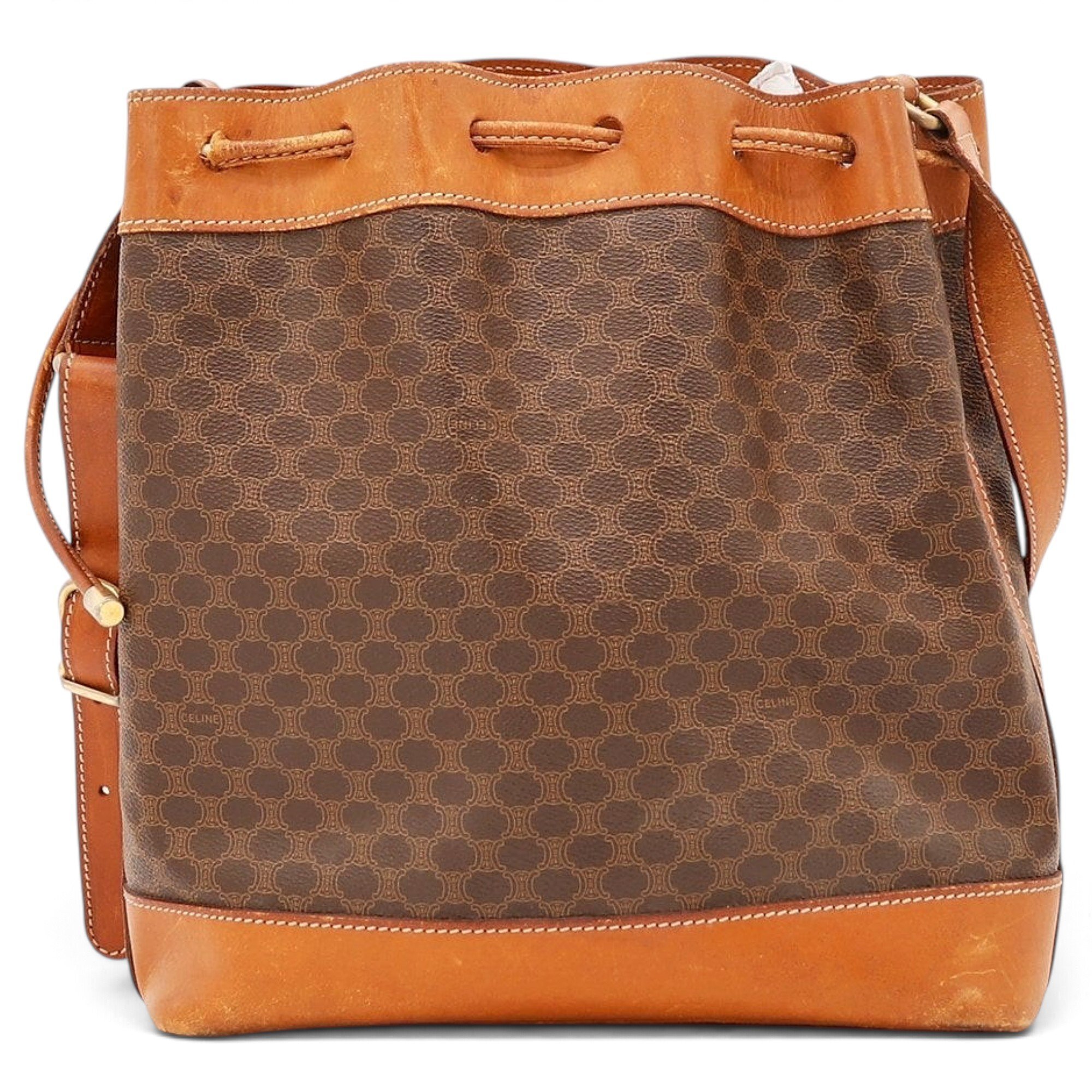 Triomphe leather handbag