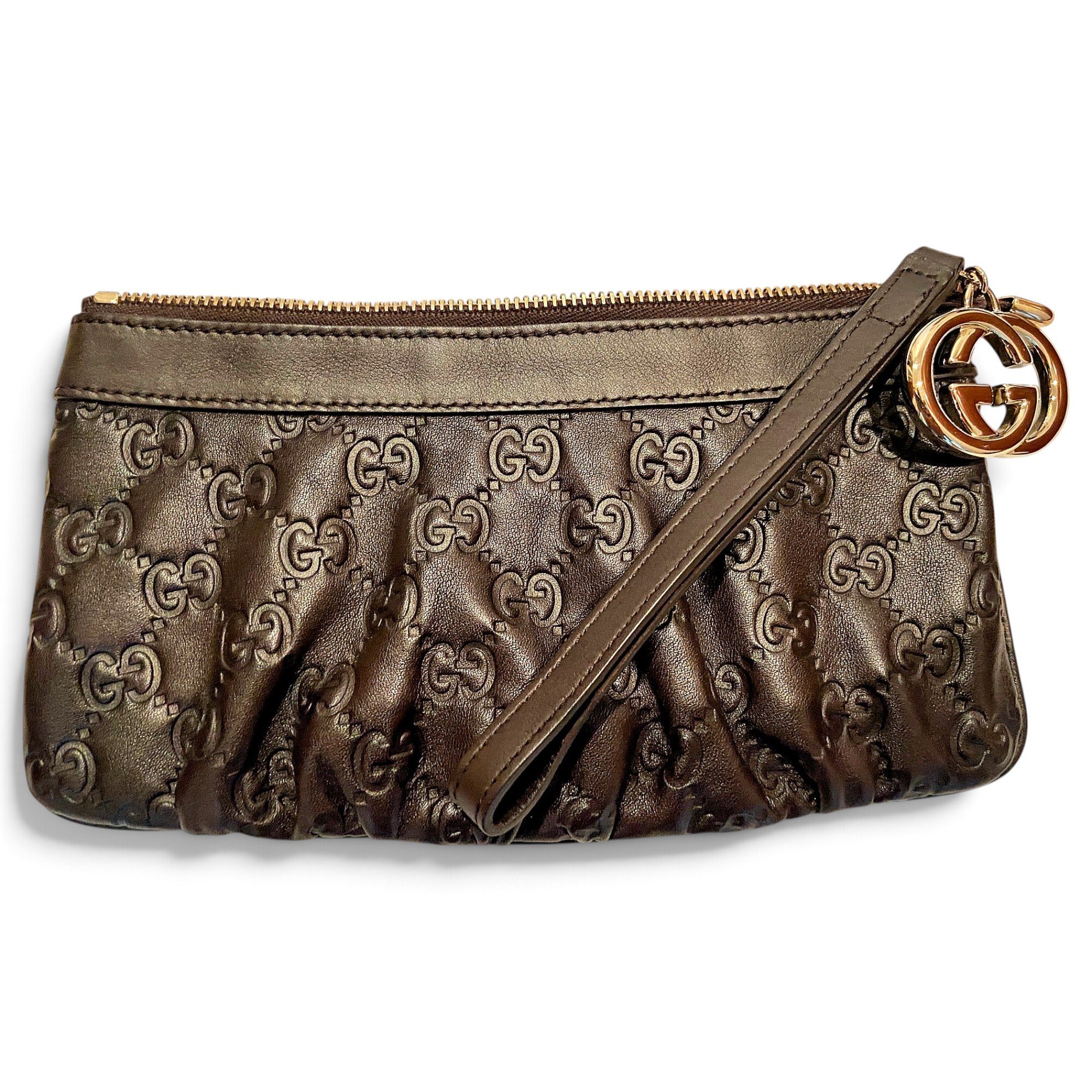 Guccy clutch leather clutch bag