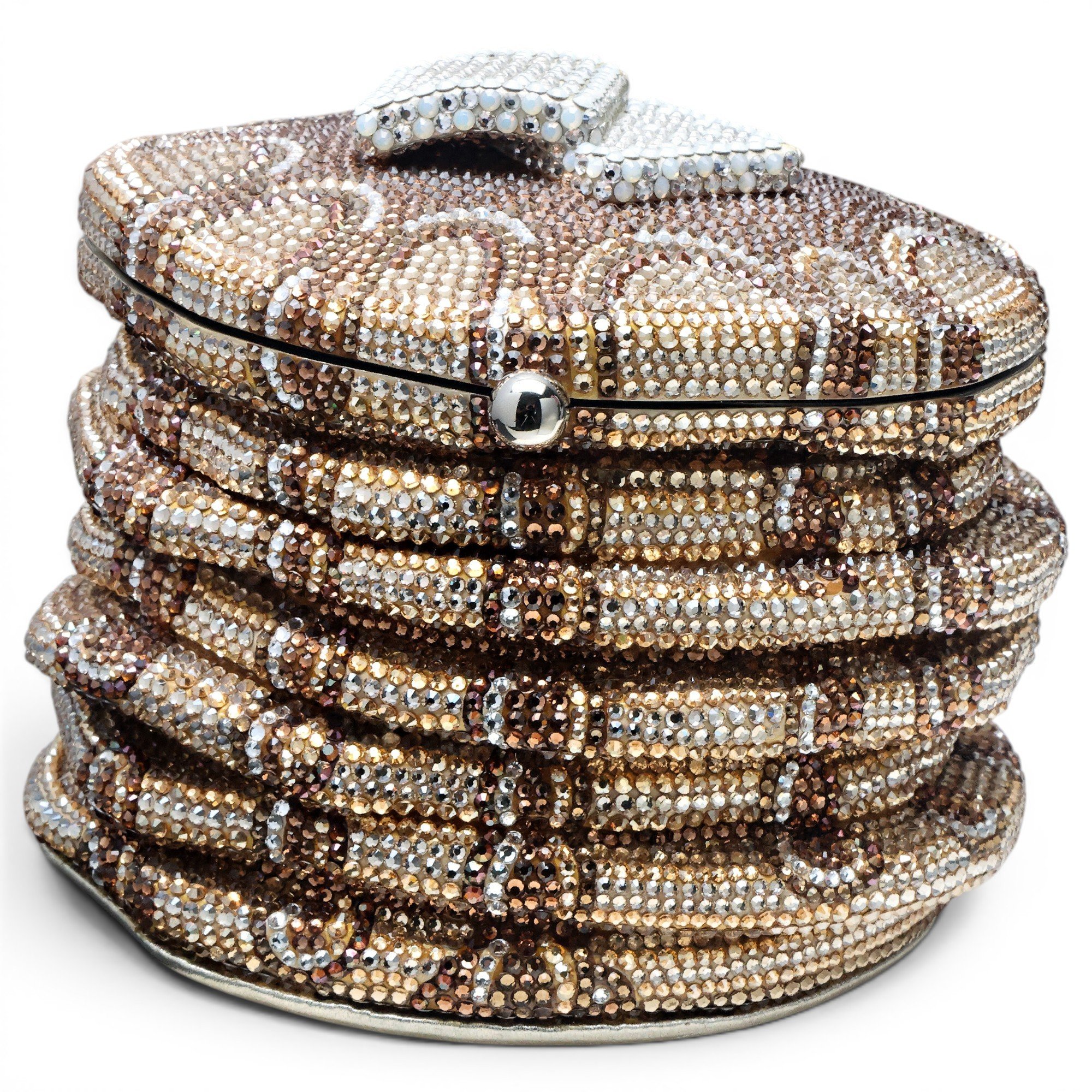 Judith Leiber Glitter clutch bag