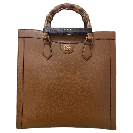 Bamboo leather handbag