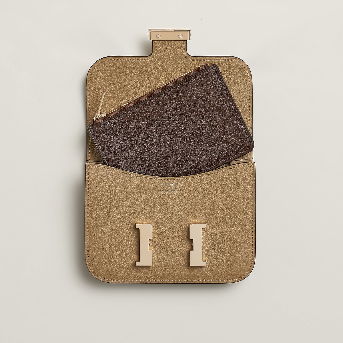 Constance Slim 투톤 지갑