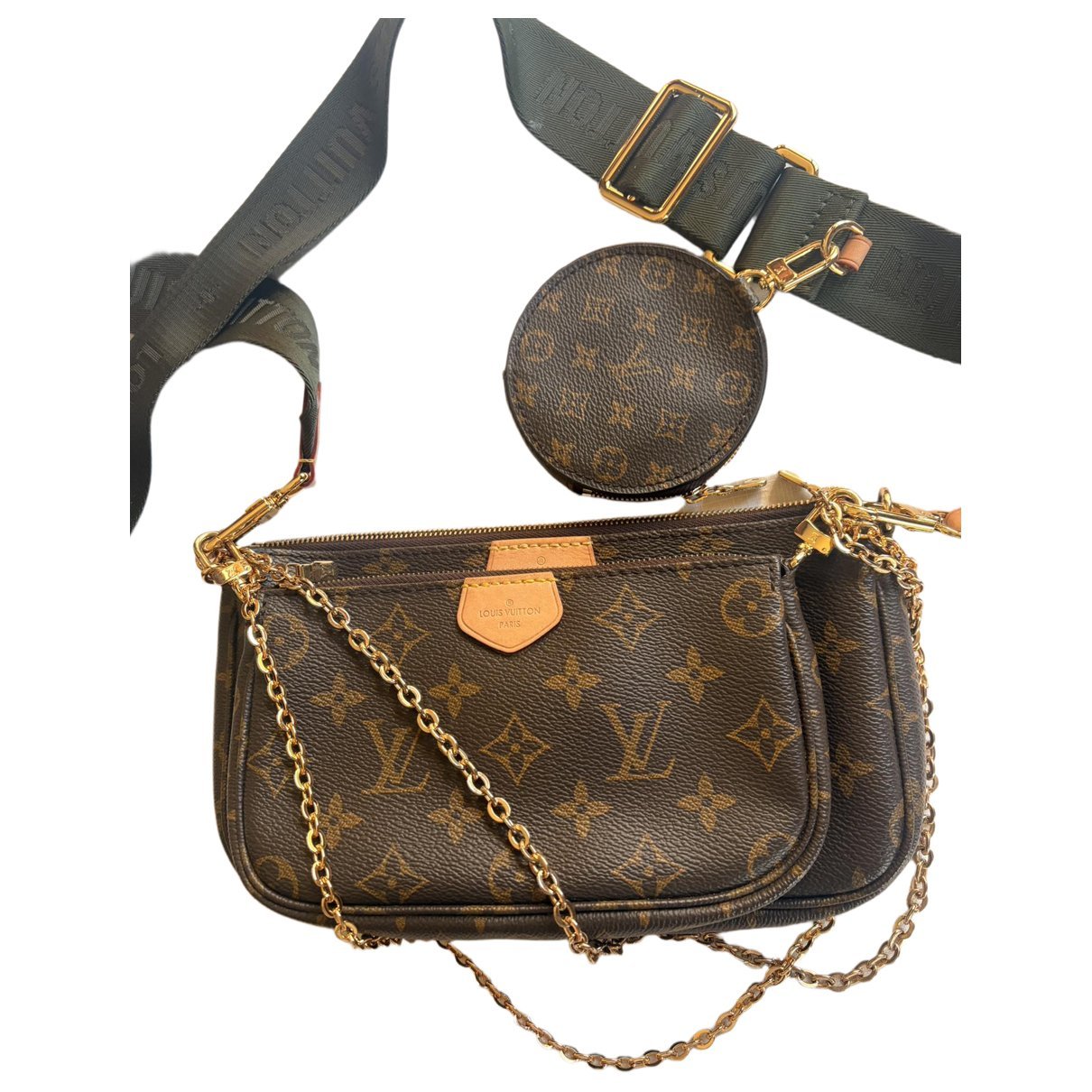 Multi Pochette Accessoires leather crossbody bag