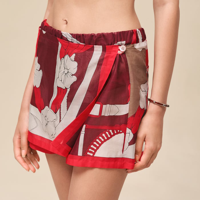 Rouge Amazone "Grand Manege" Beach Shorts Skirt