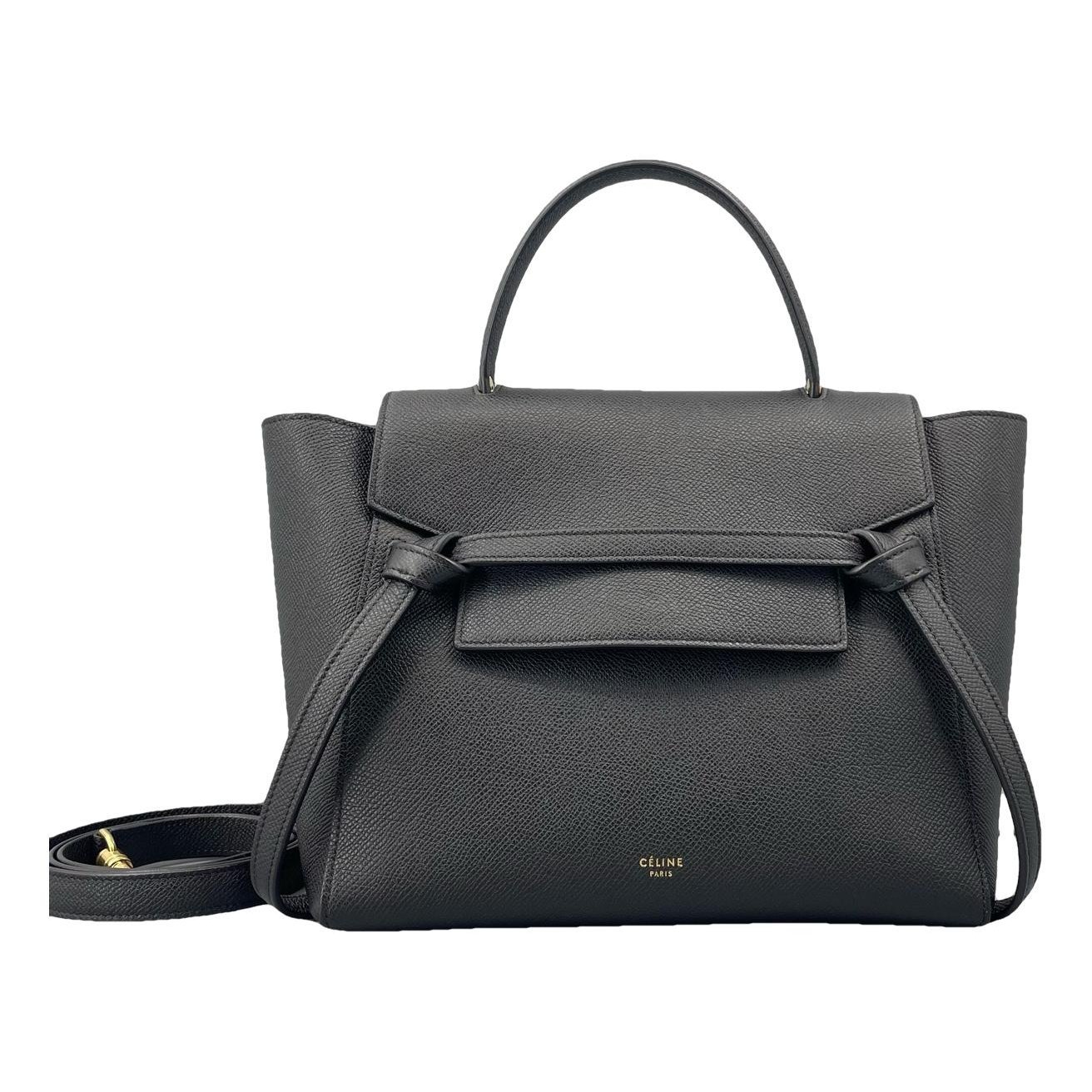 Belt leather handbag
